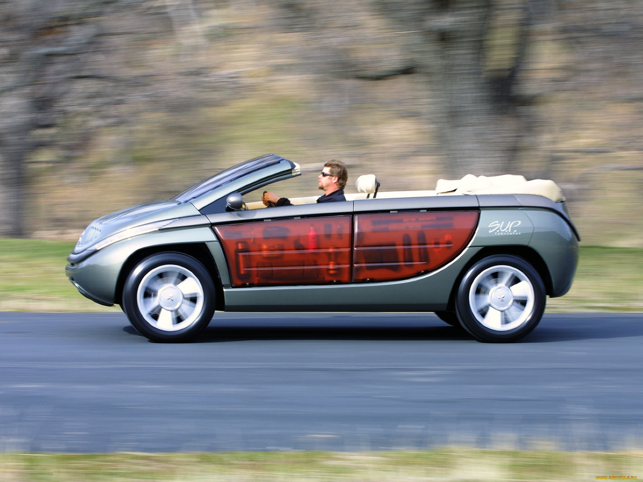 mitsubishi, s, u, p, concept, 2001, автомобили, mitsubishi, s, u, p, concept, 2001