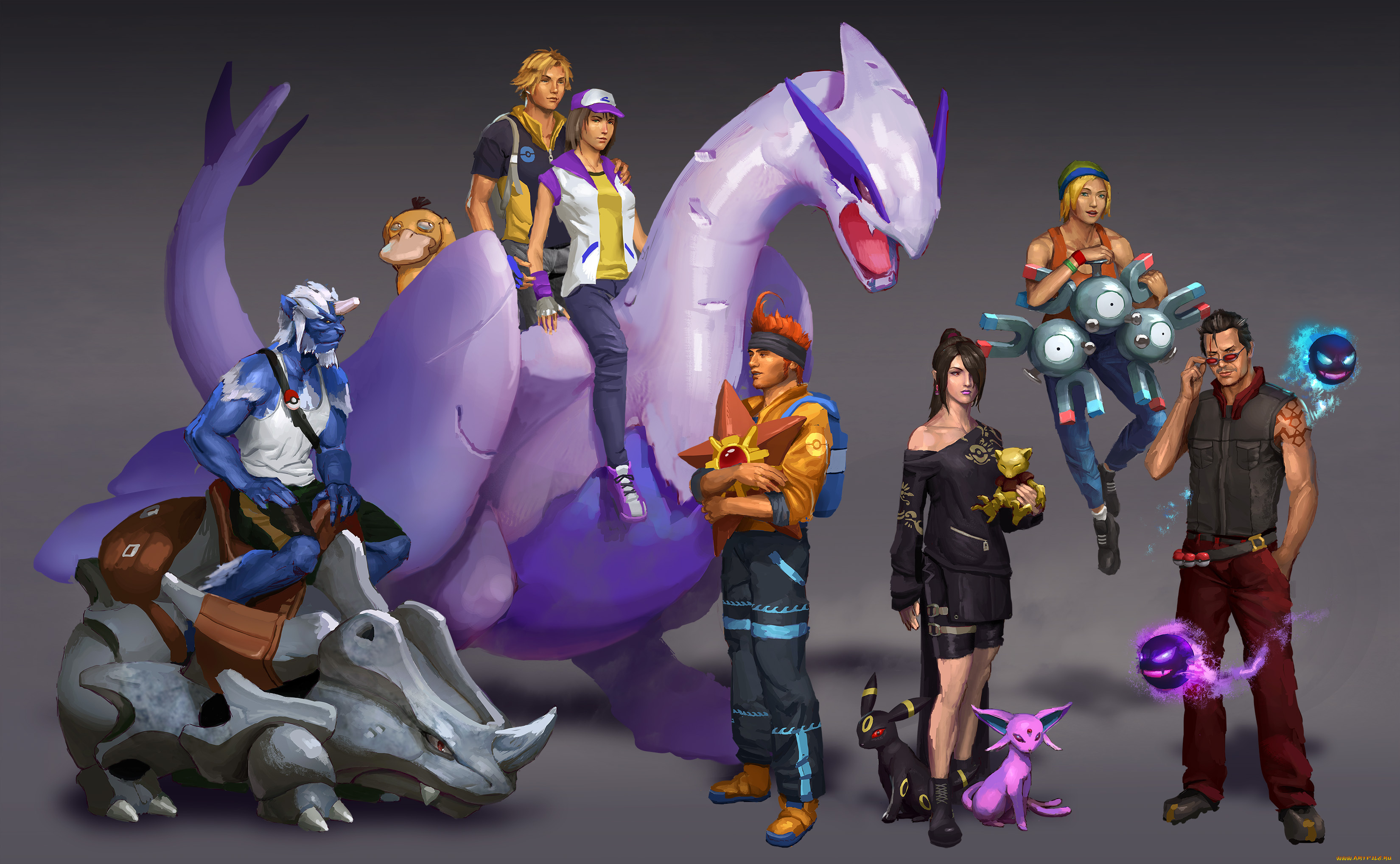 видео, игры, final, fantasy, x, фон, существо, мужчина, девушка