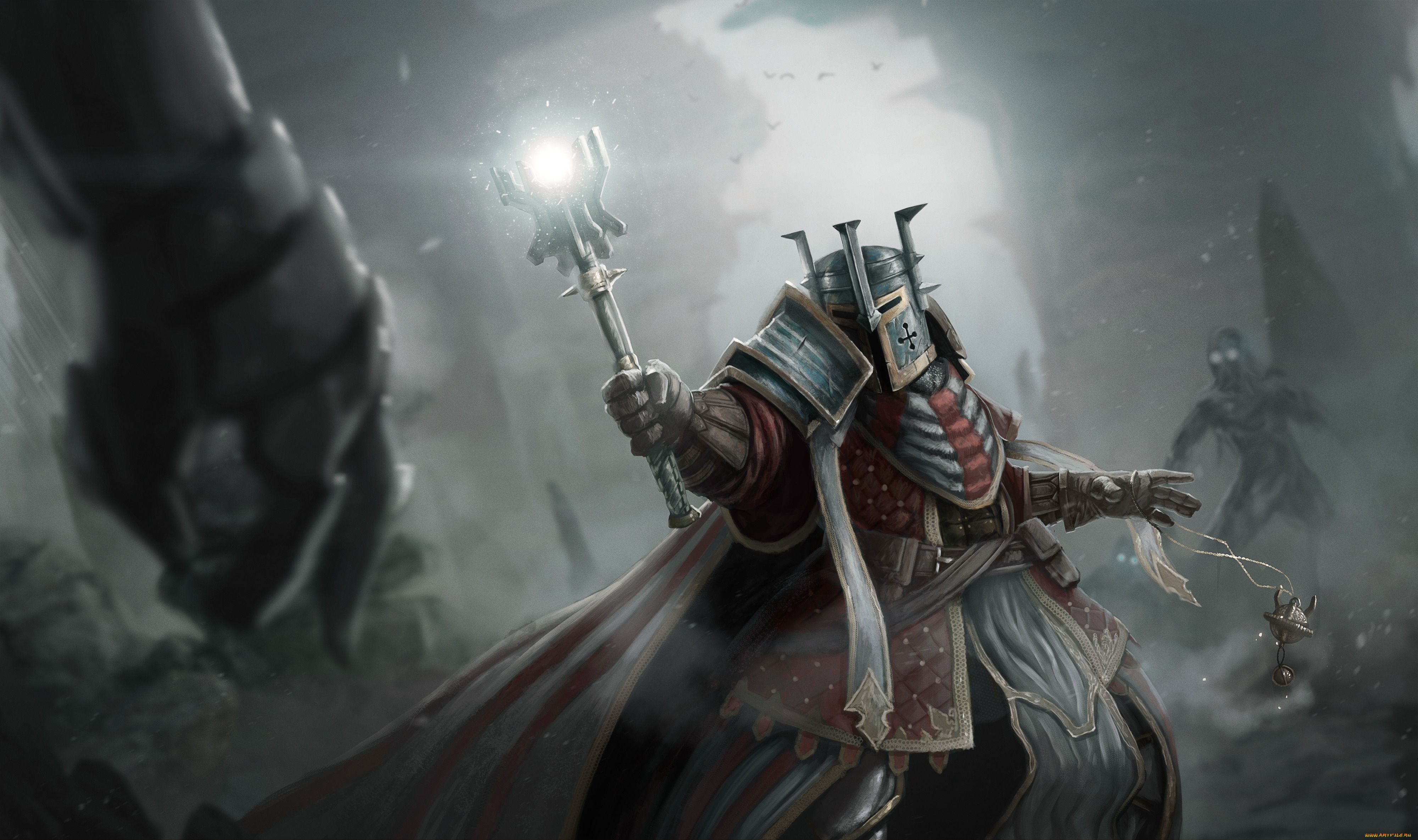 фэнтези, маги, , волшебники, маг, существа, магия, шлем