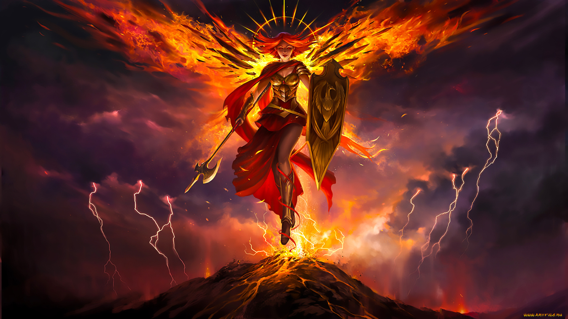 3д, графика, фантазия, , fantasy, взгляд, девушка, воин, фон