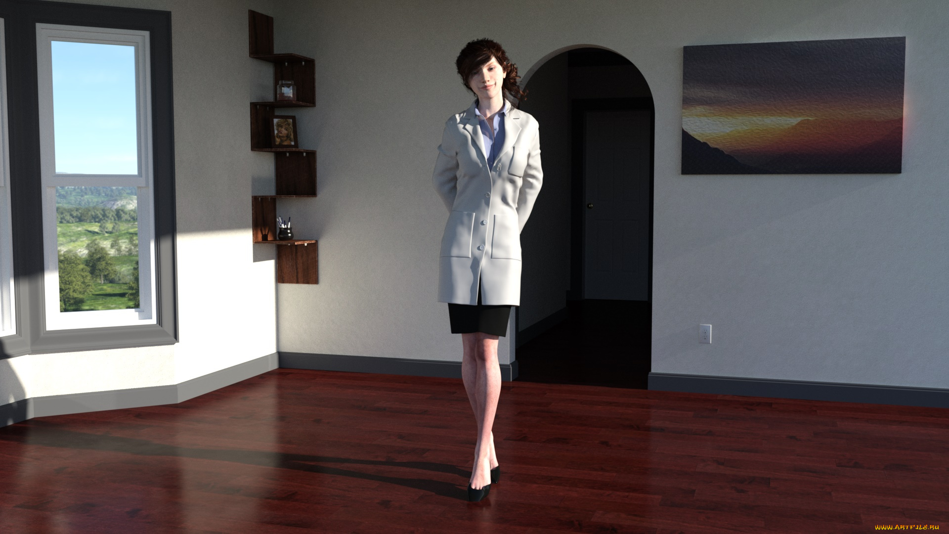 3д, графика, люди, , people, фон, взгляд, девушка