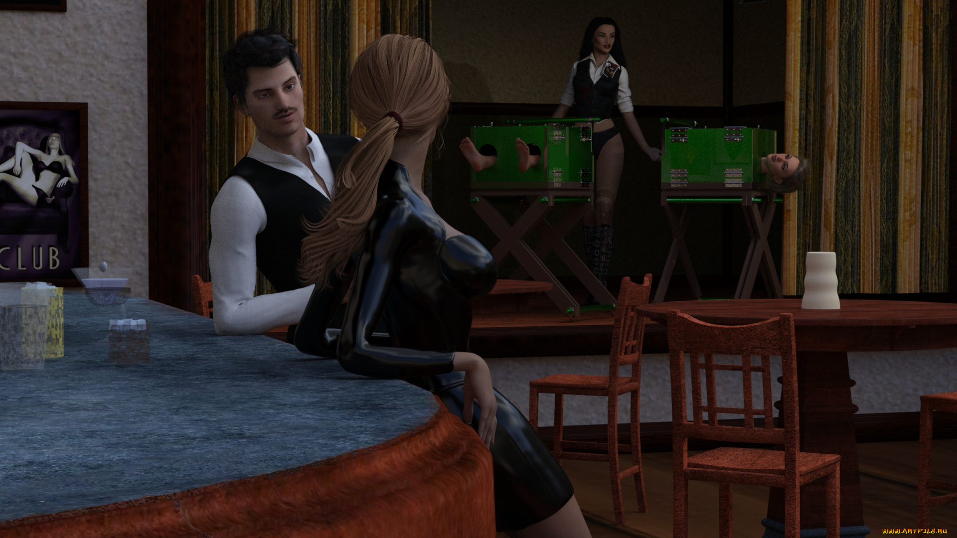 3д, графика, люди, , people, фон, взгляд, девушка