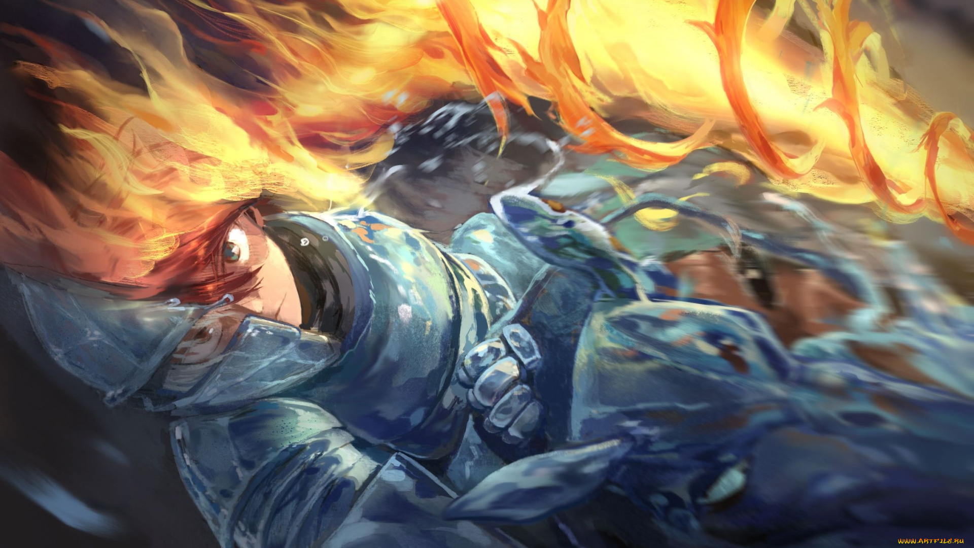 аниме, boku, no, hero, academia, шото