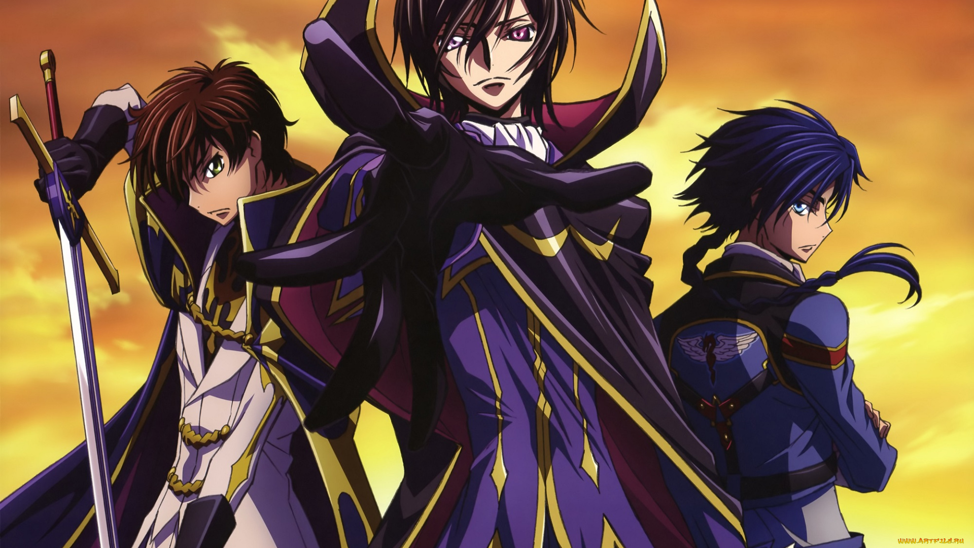 аниме, code, geass, код, гиасс