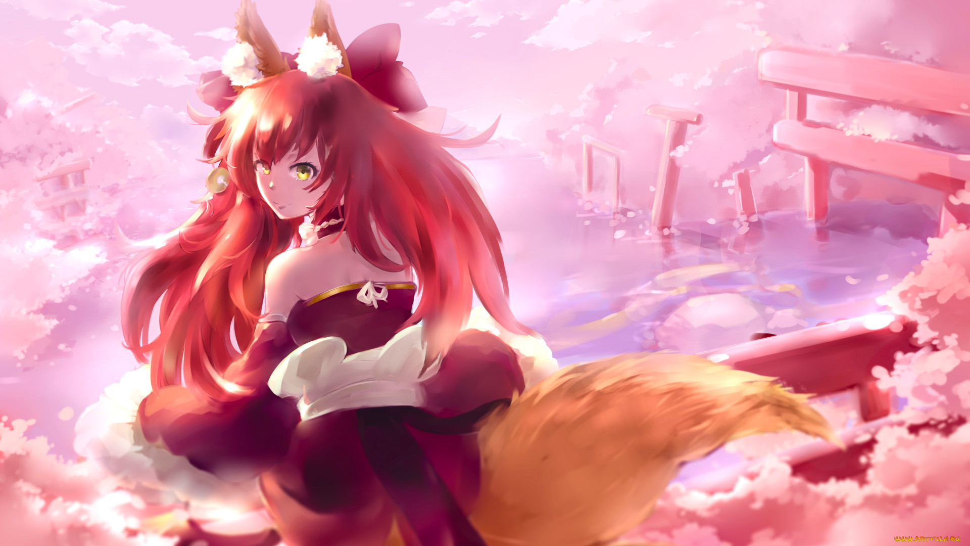аниме, fate, stay, night, tamamo, no, mae