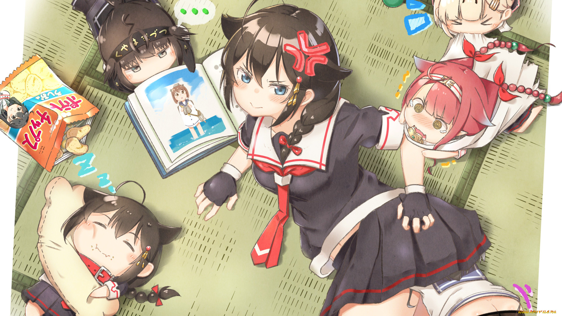 аниме, kantai, collection, kantai, collection