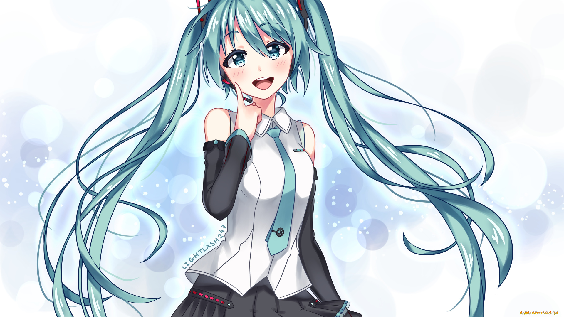 аниме, vocaloid, hatsune, miku