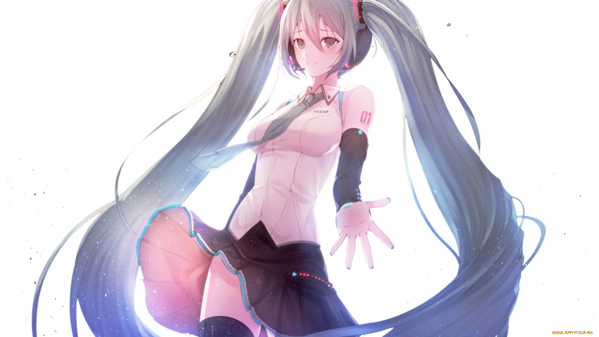 аниме, vocaloid, hatsune, miku