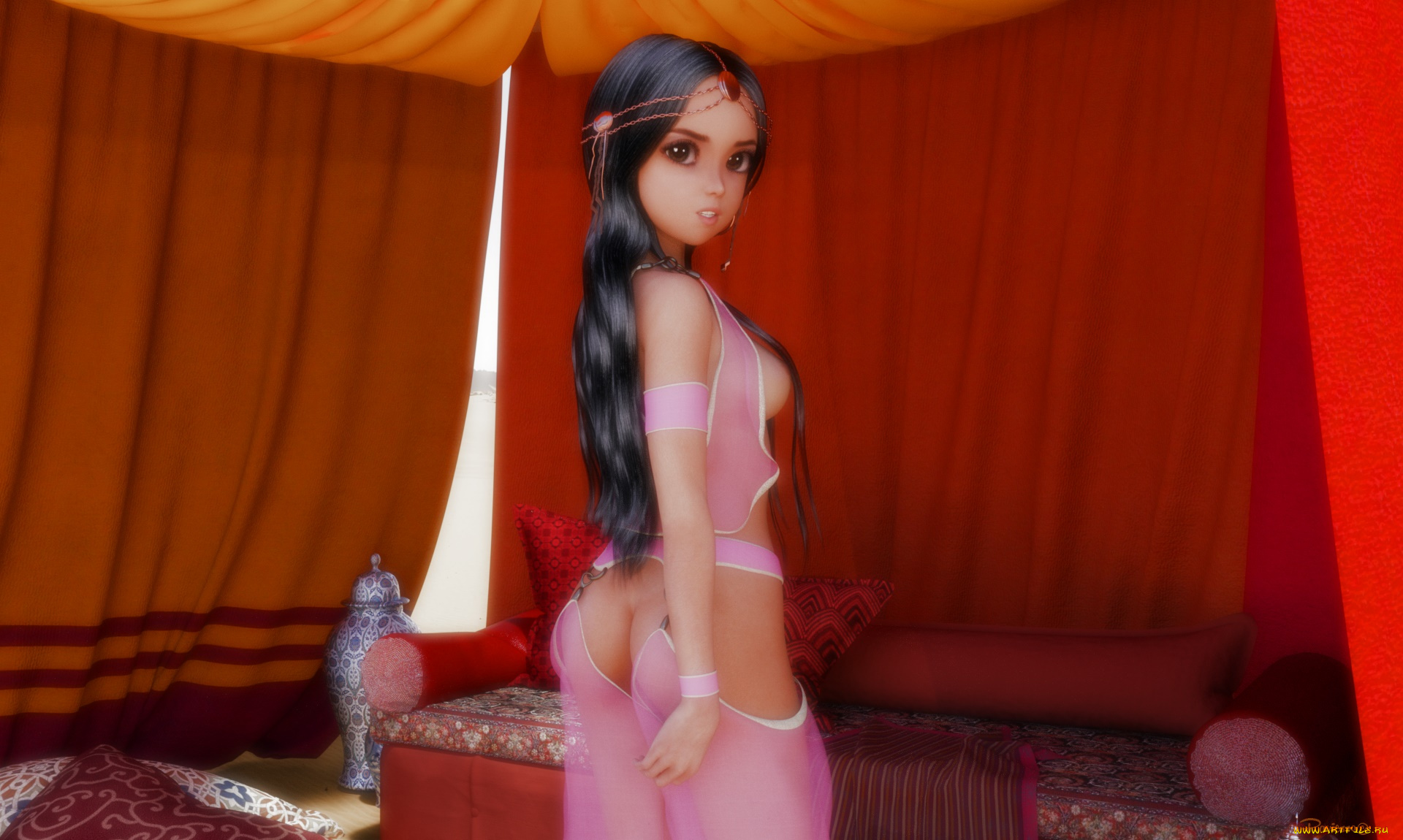 3д, графика, люди, , people, фон, взгляд, девушка