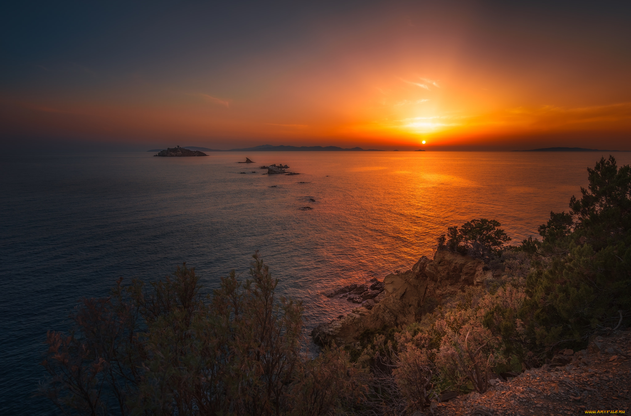 природа, восходы, закаты, простор