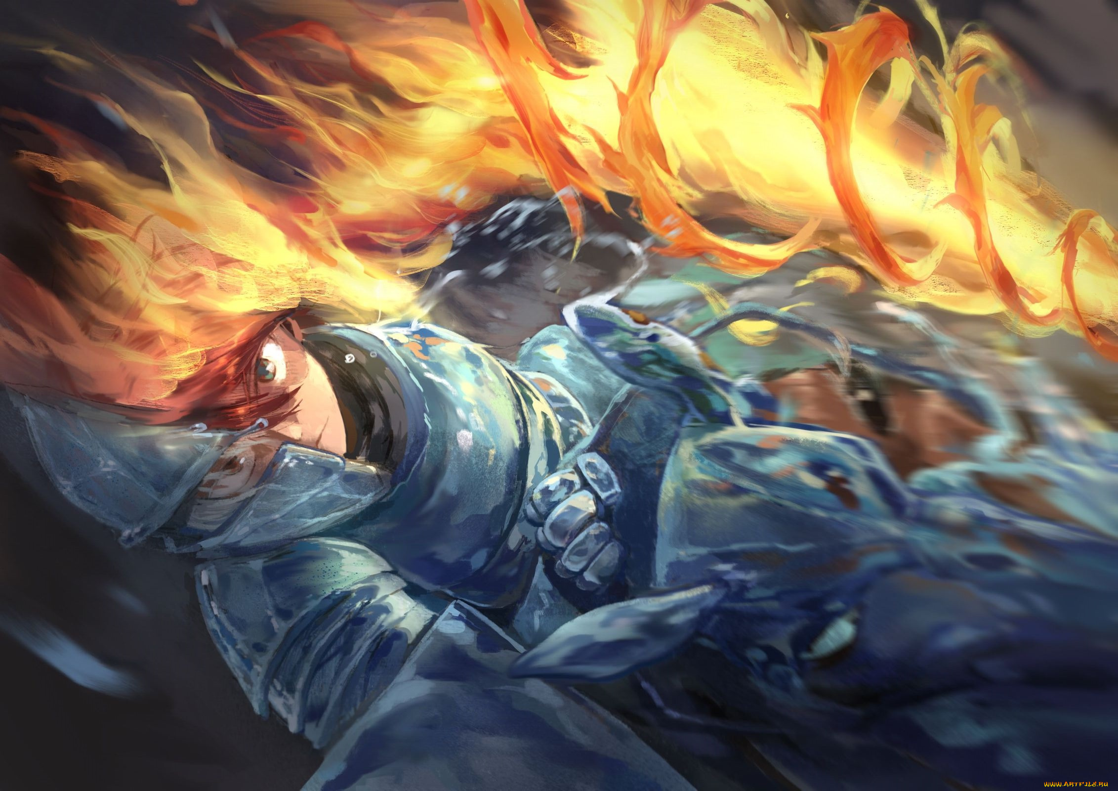 аниме, boku, no, hero, academia, шото