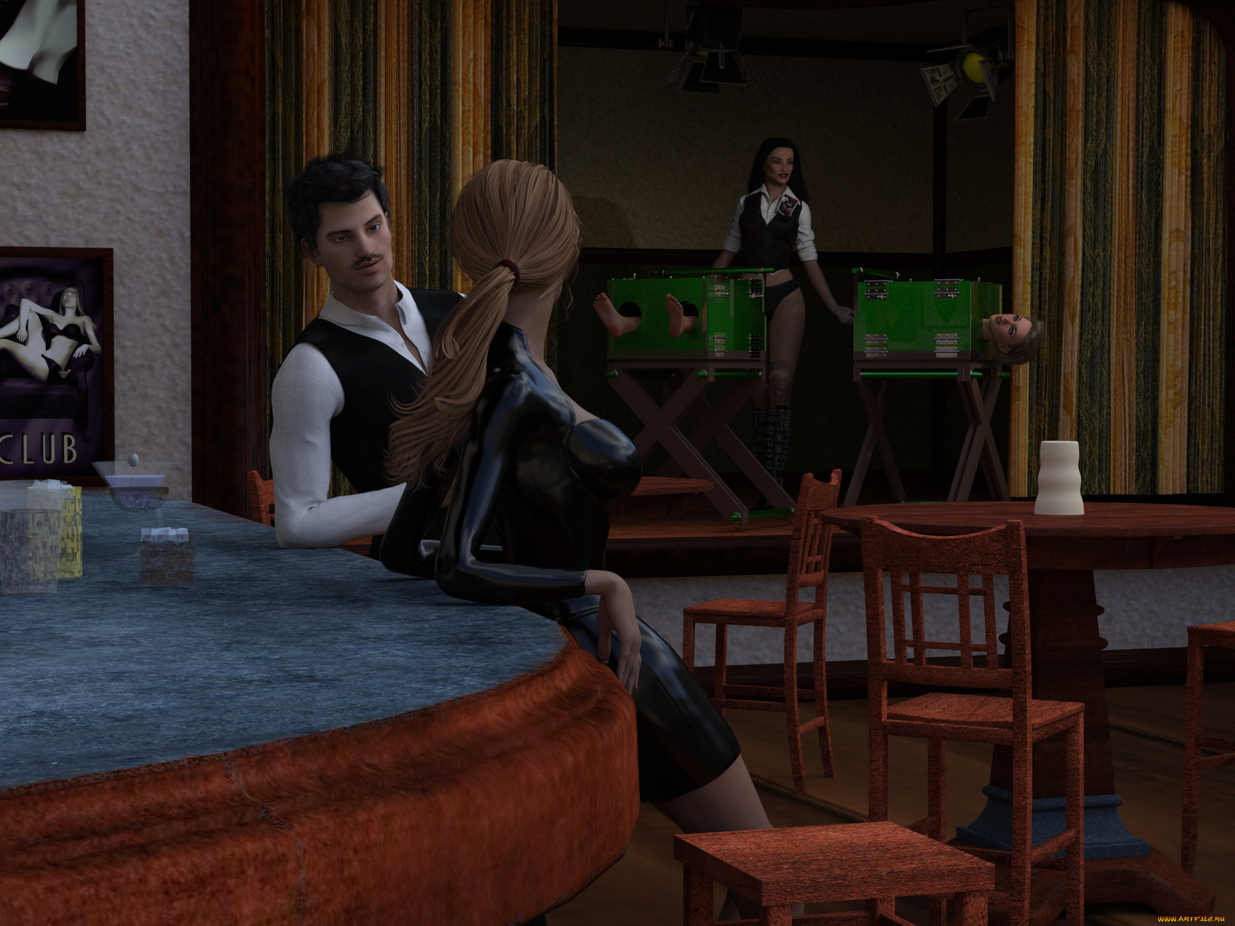 3д, графика, люди, , people, фон, взгляд, девушка