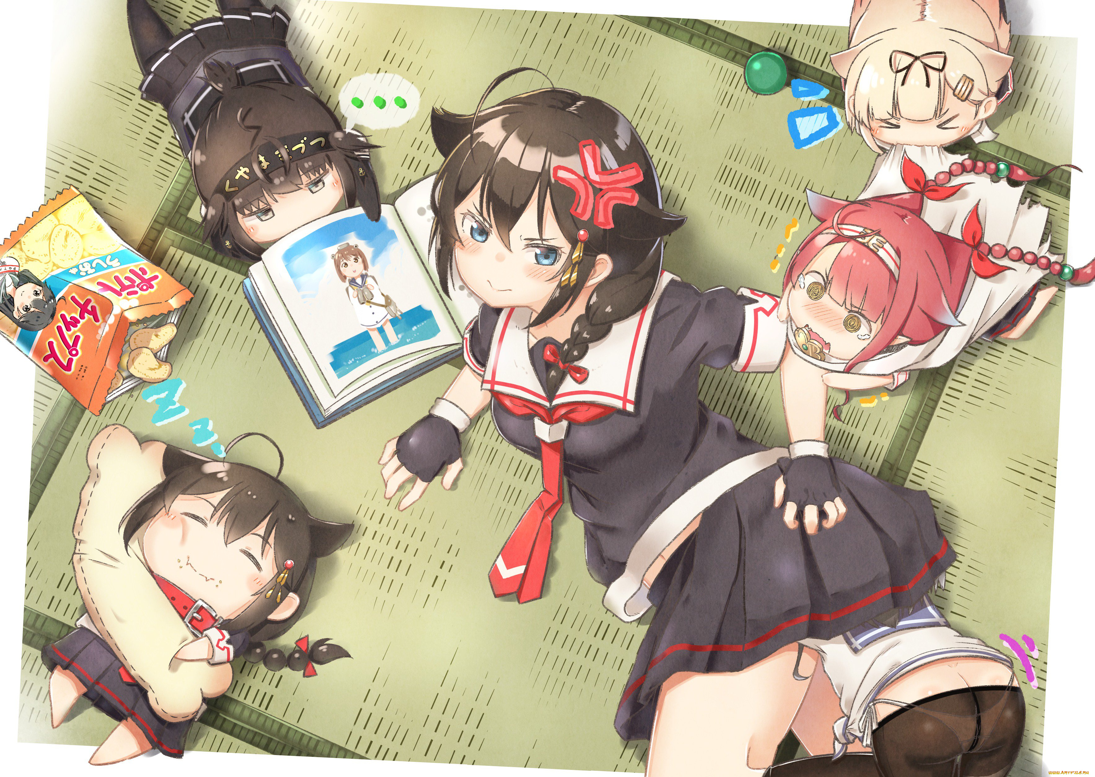 аниме, kantai, collection, kantai, collection