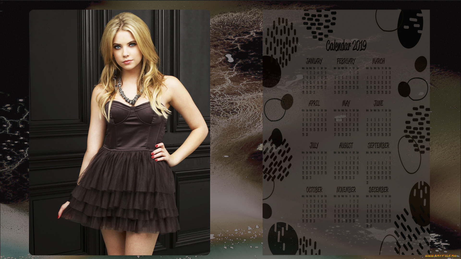 календари, девушки, женщина, взгляд