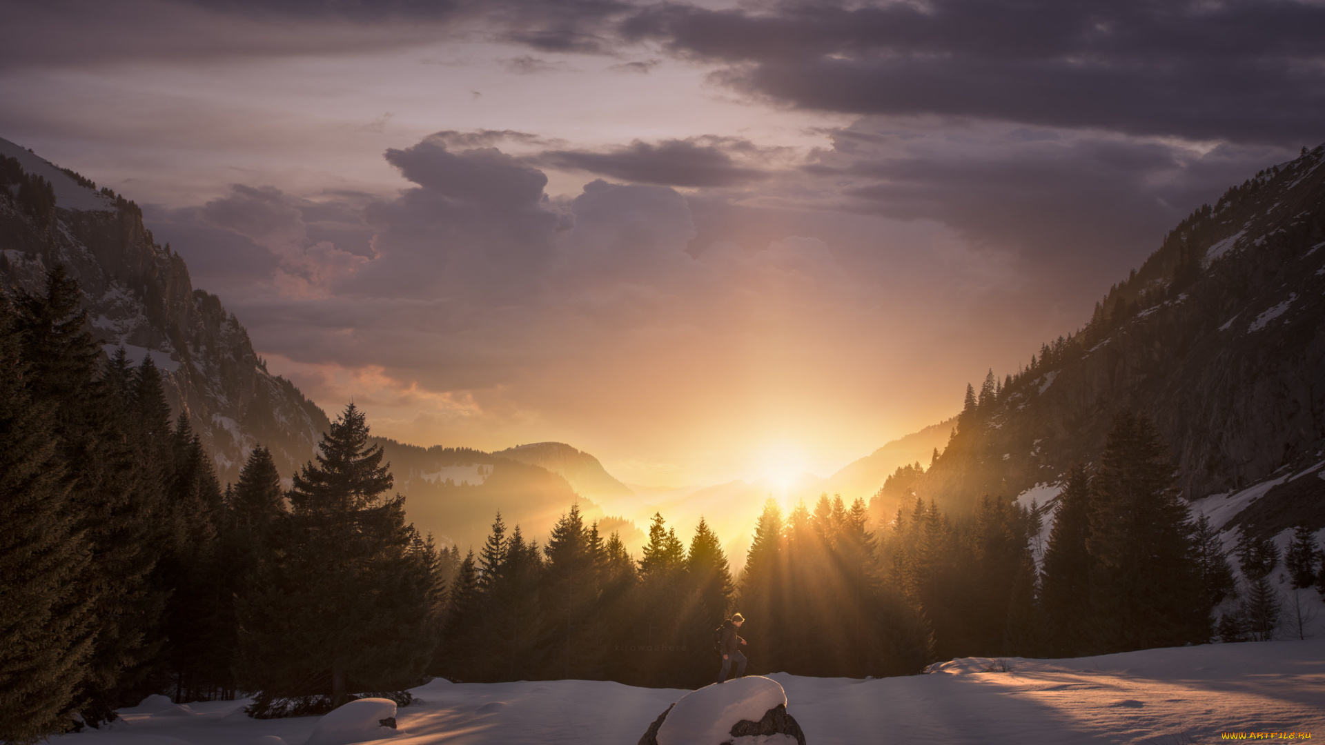 природа, восходы, закаты, простор