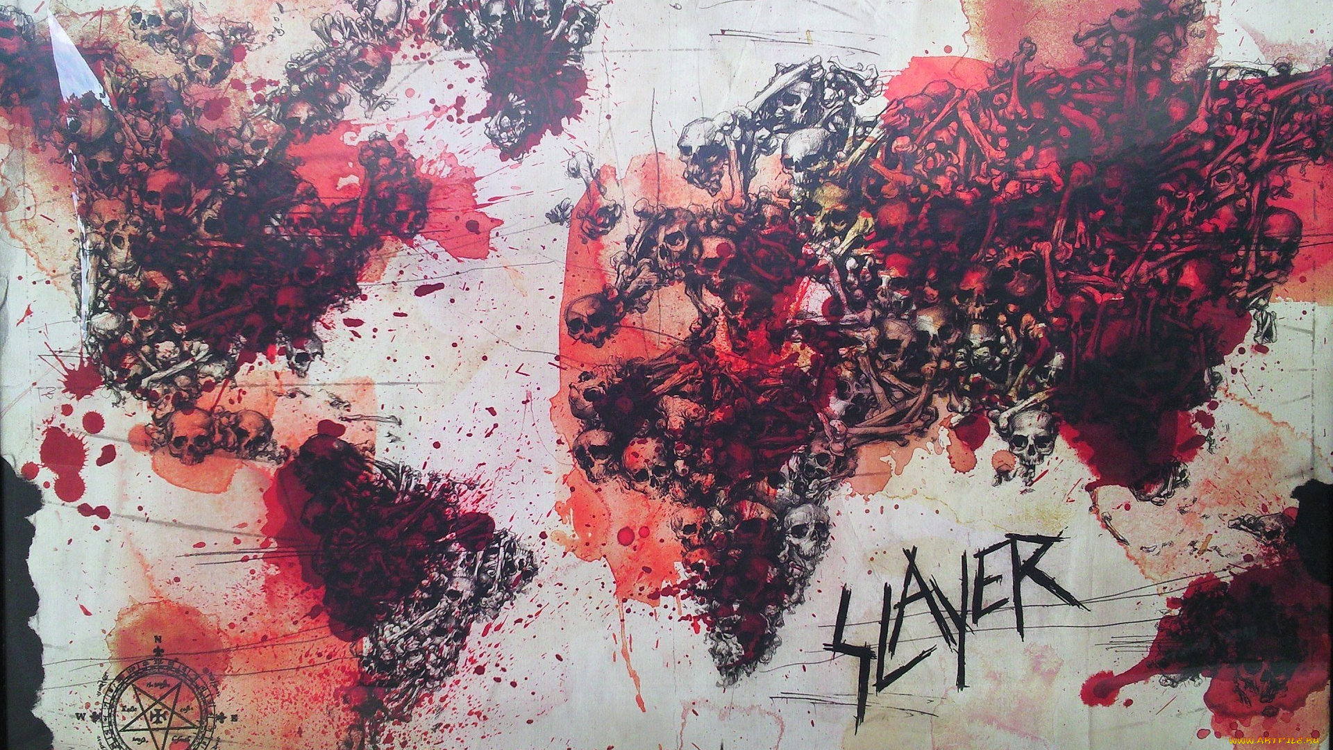 slayer, музыка, -временный, логотип