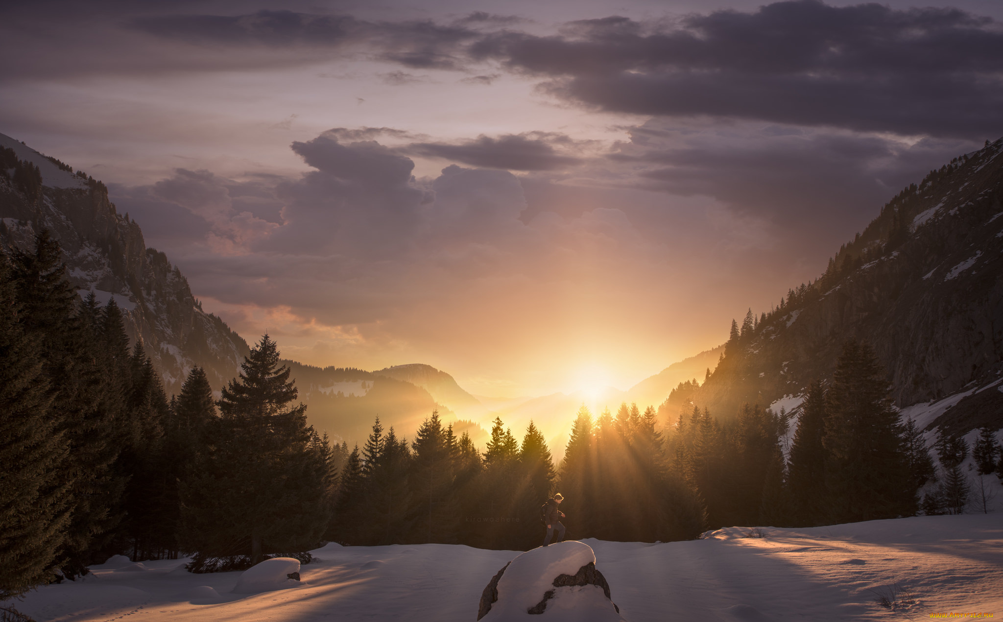 природа, восходы, закаты, простор