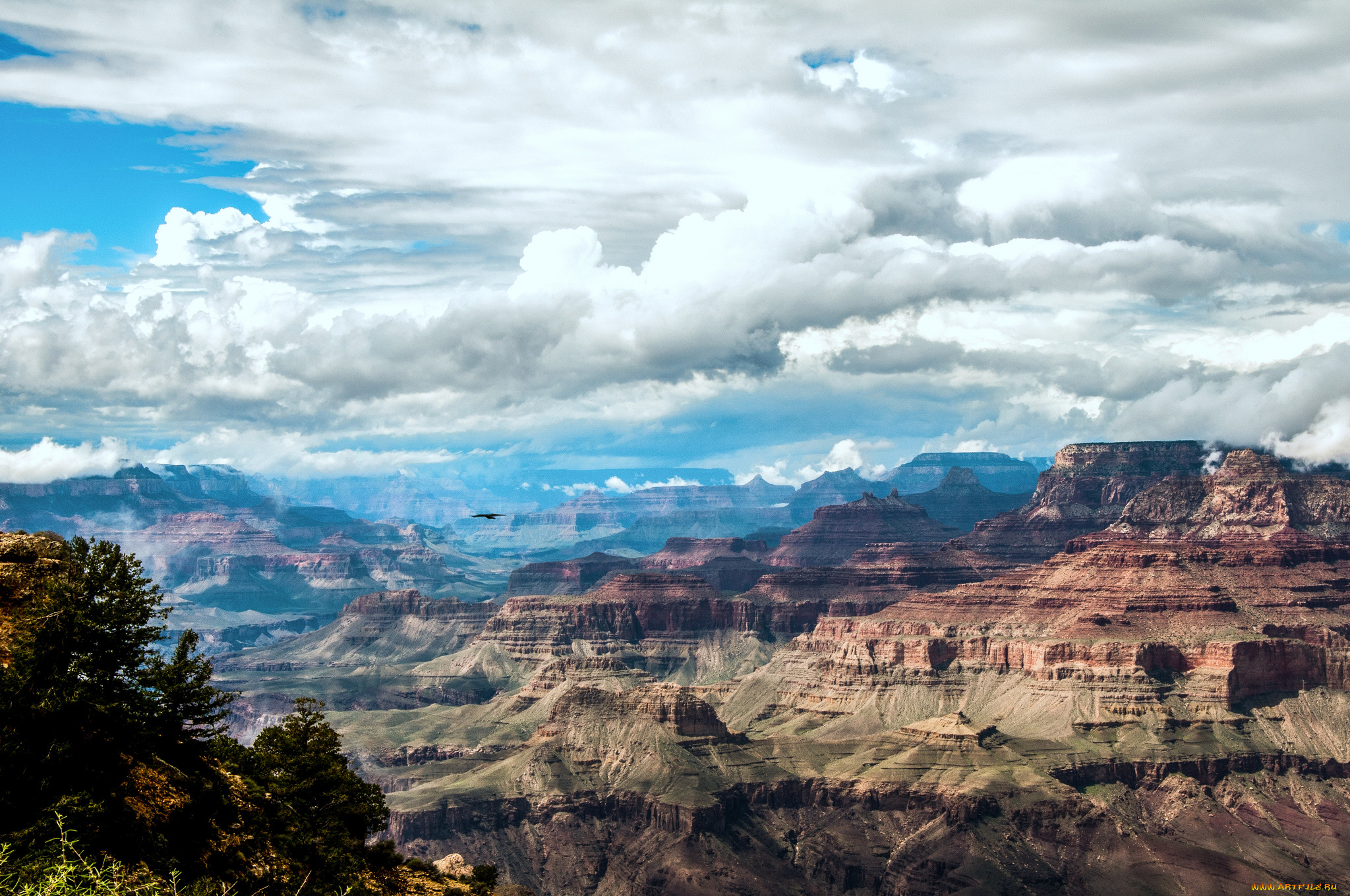 природа, горы, простор