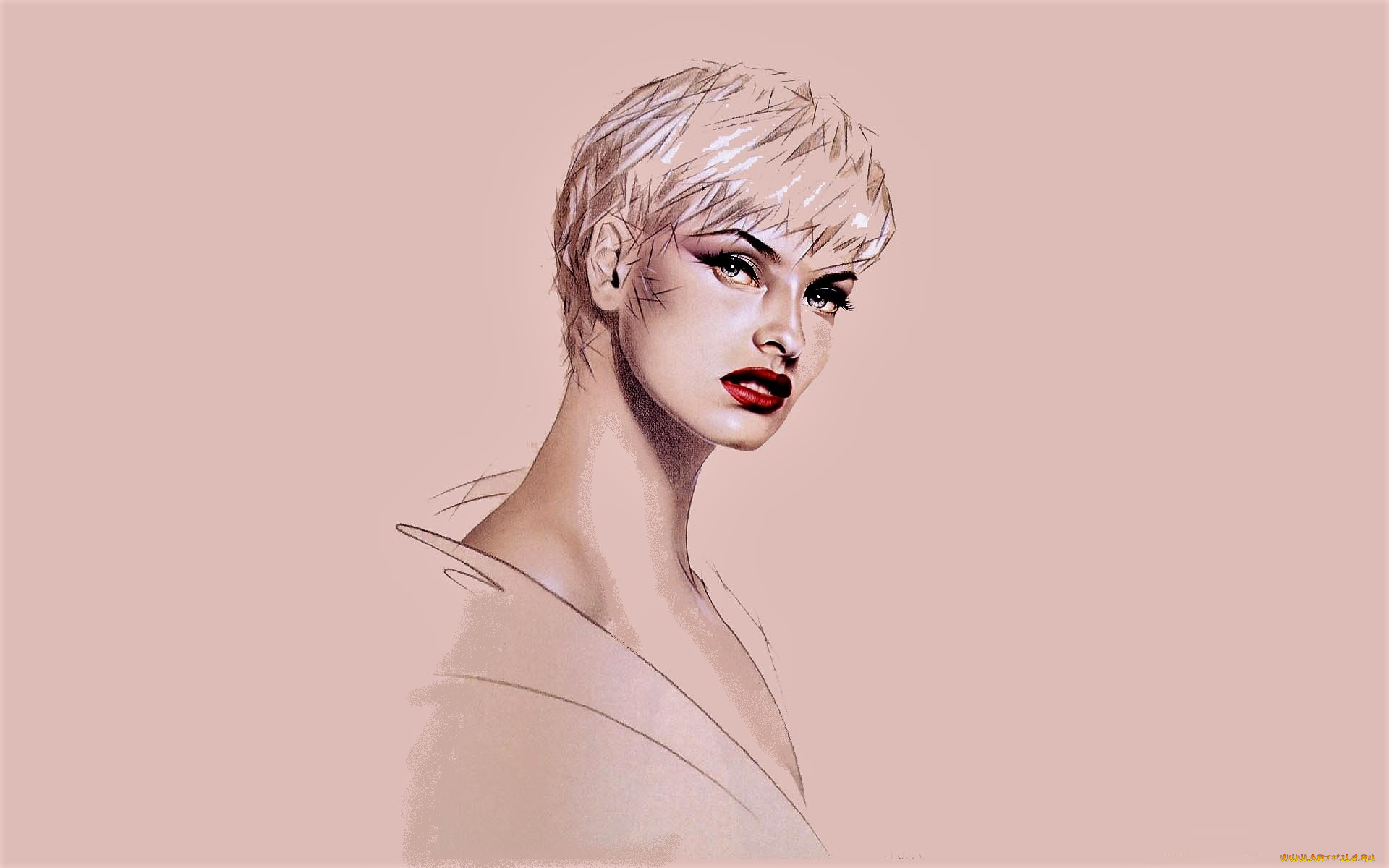 michael, mobius, рисованное, люди, линда, евангелиста, лицо, модель