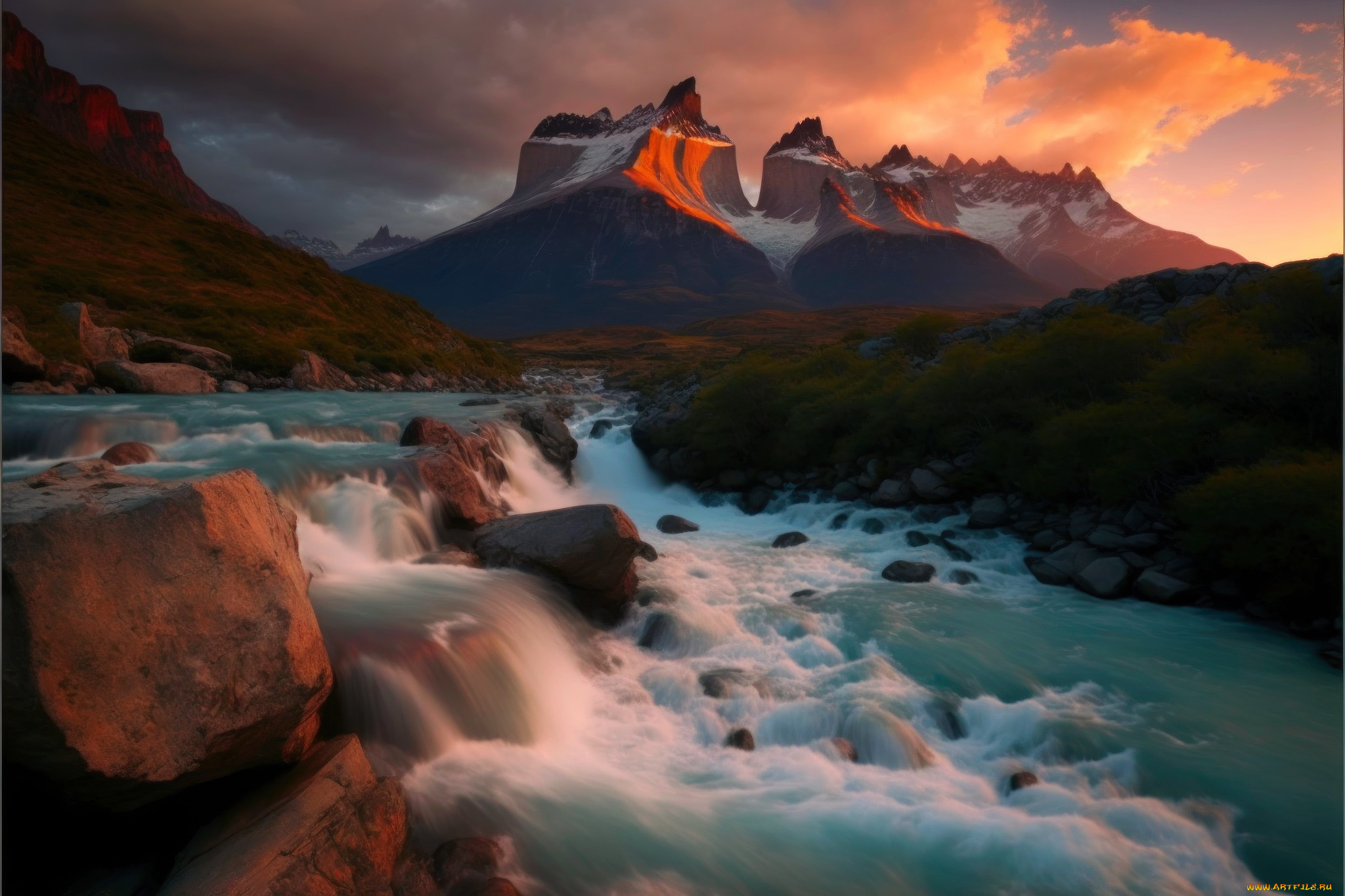 3д, графика, природа, , nature, пейзаж