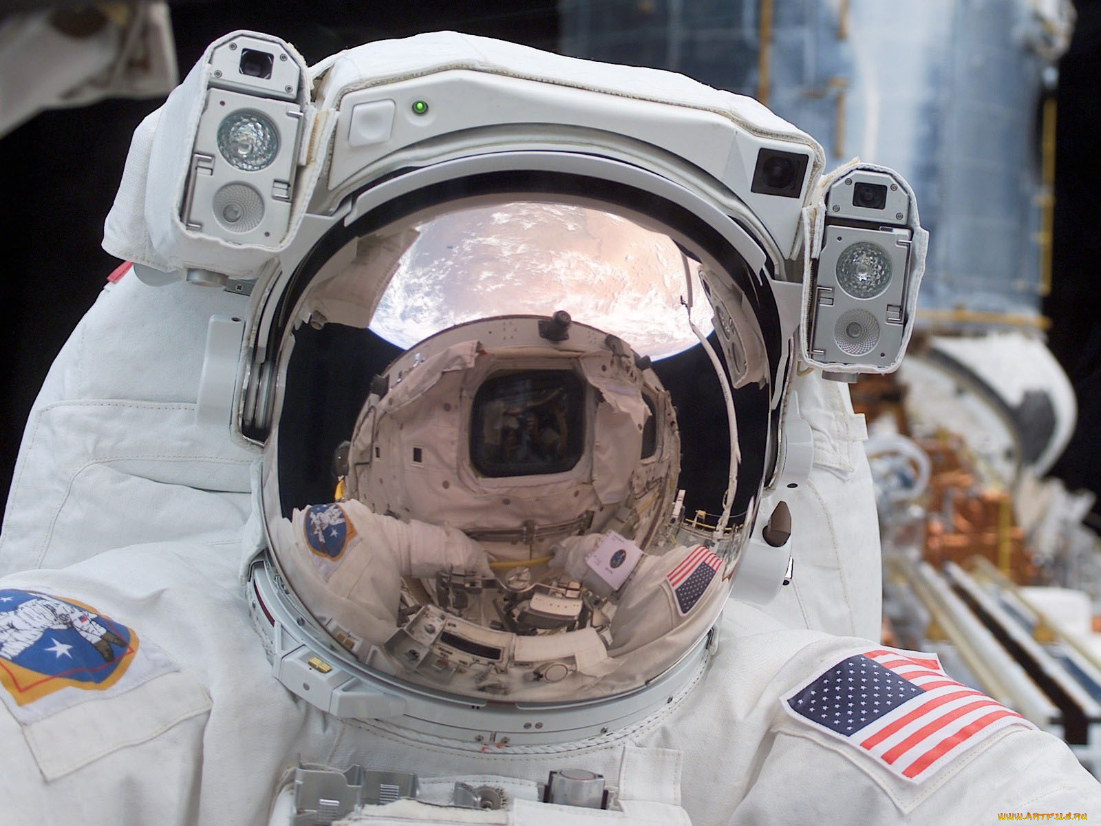 hard, at, work, космос, астронавты, космонавты