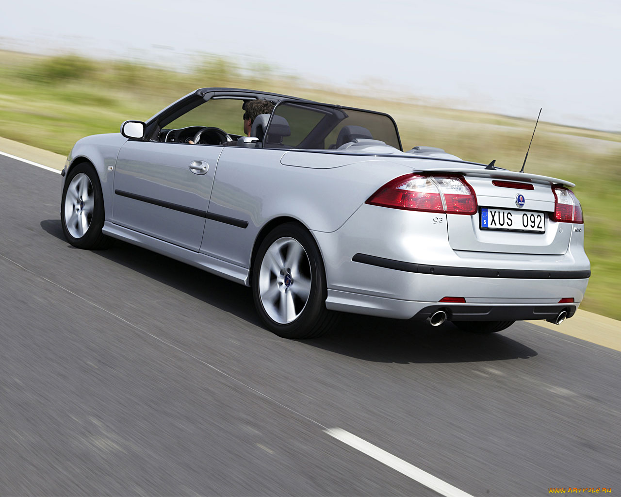 saab, convertible, автомобили