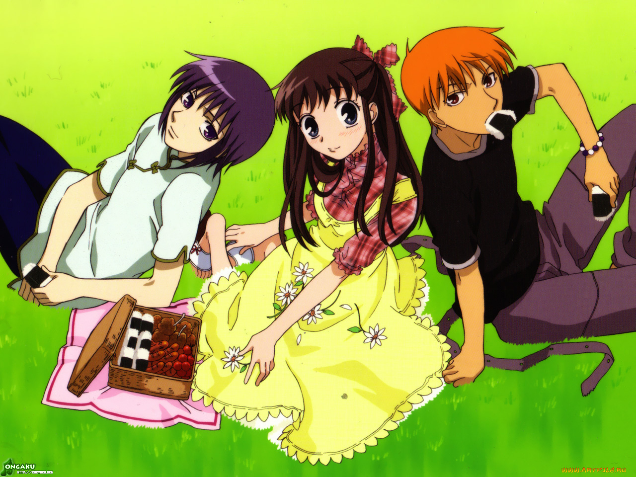 аниме, fruits, basket