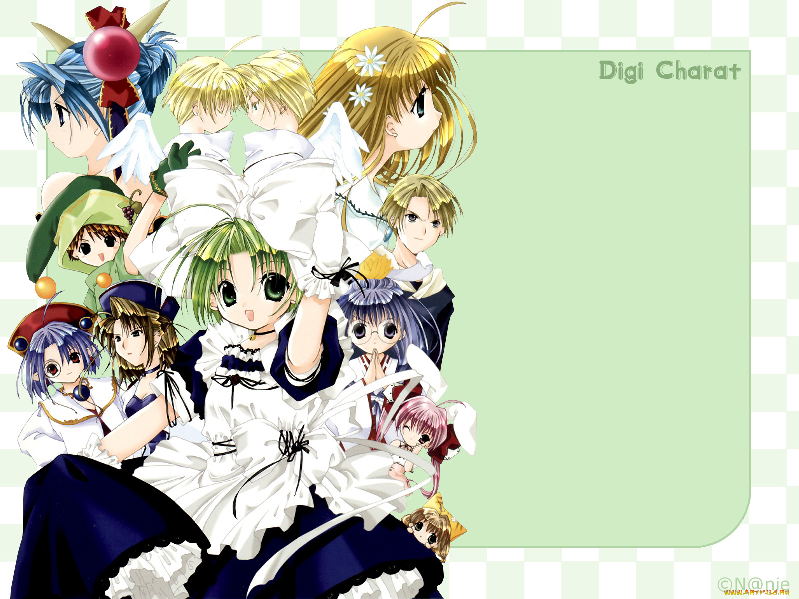 аниме, di, gi, charat