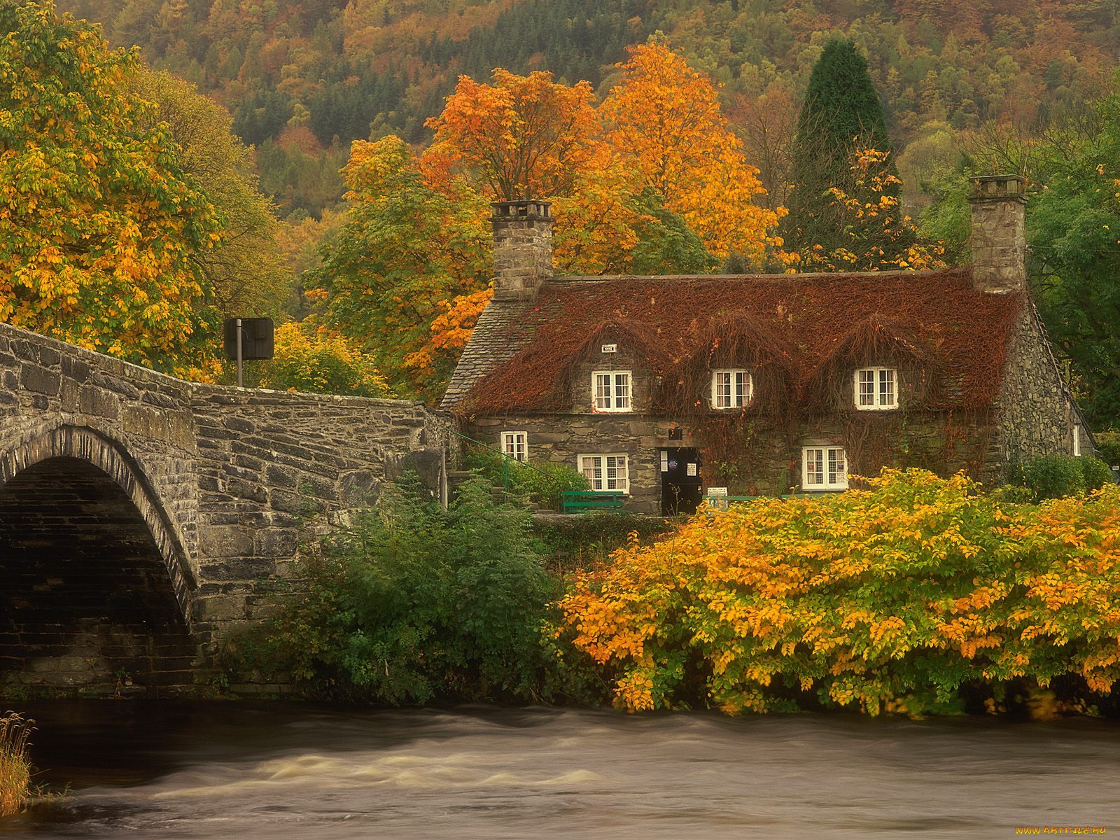 llanrwst, wales, города