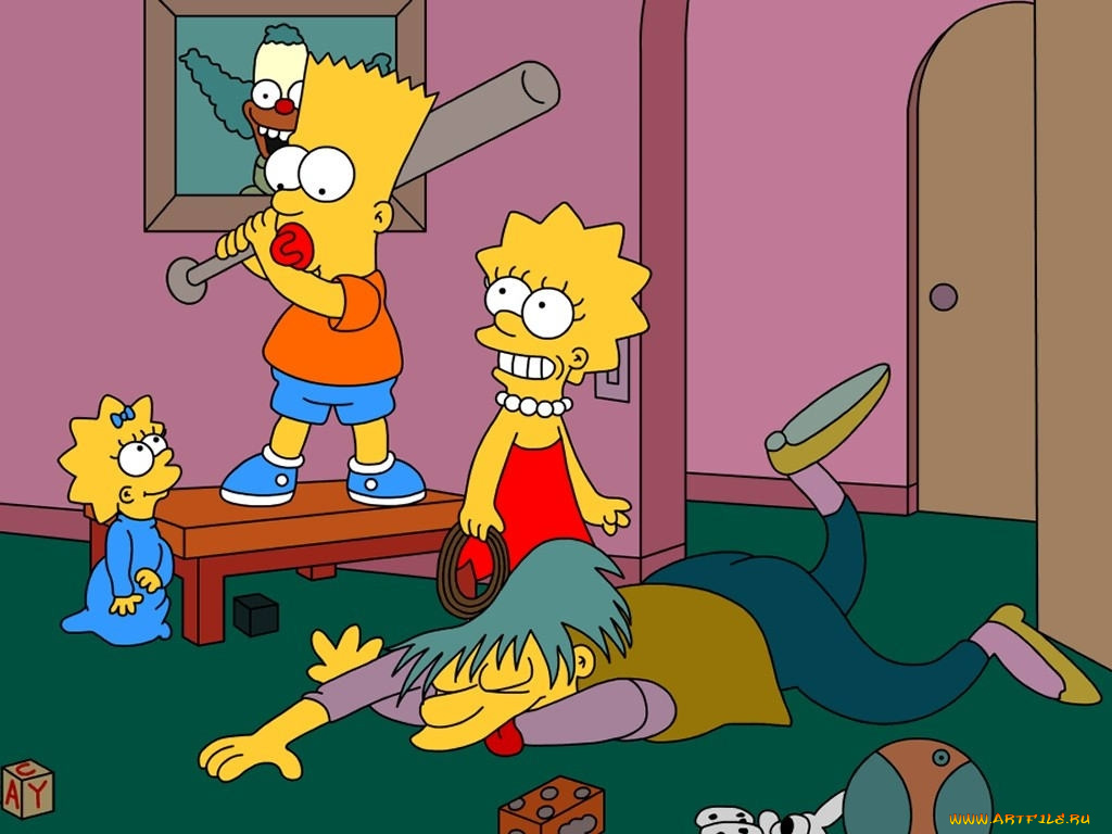 мультфильмы, the, simpsons