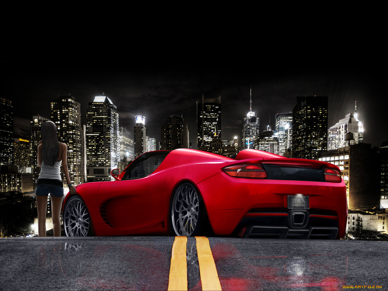 автомобили, tesla