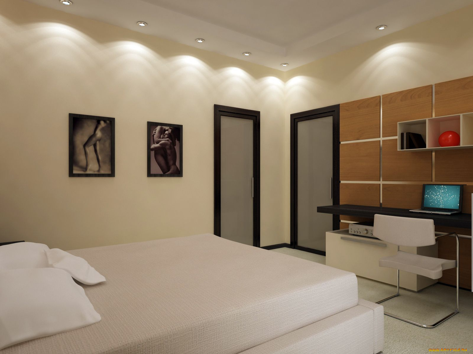 интерьер, спальня