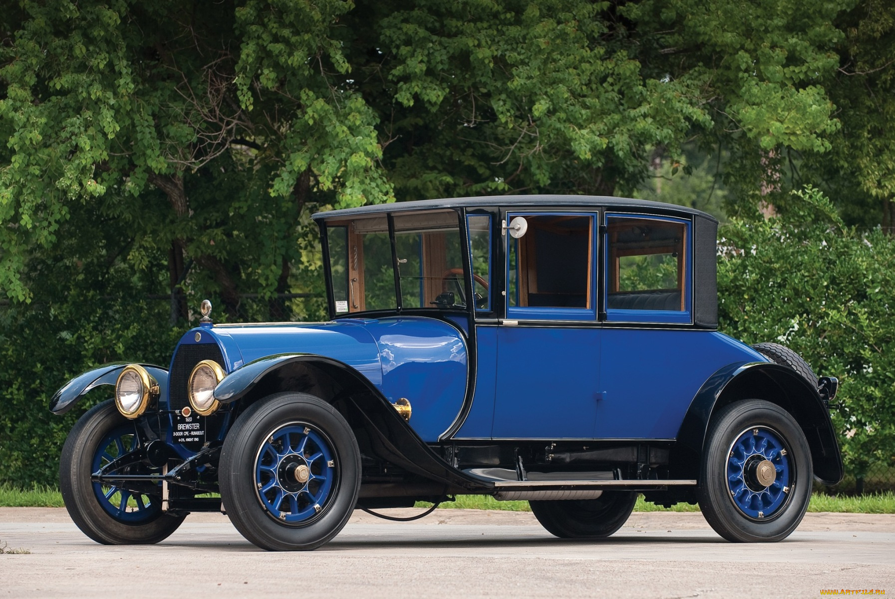 автомобили, классика, дорога, автомобиль, деревья