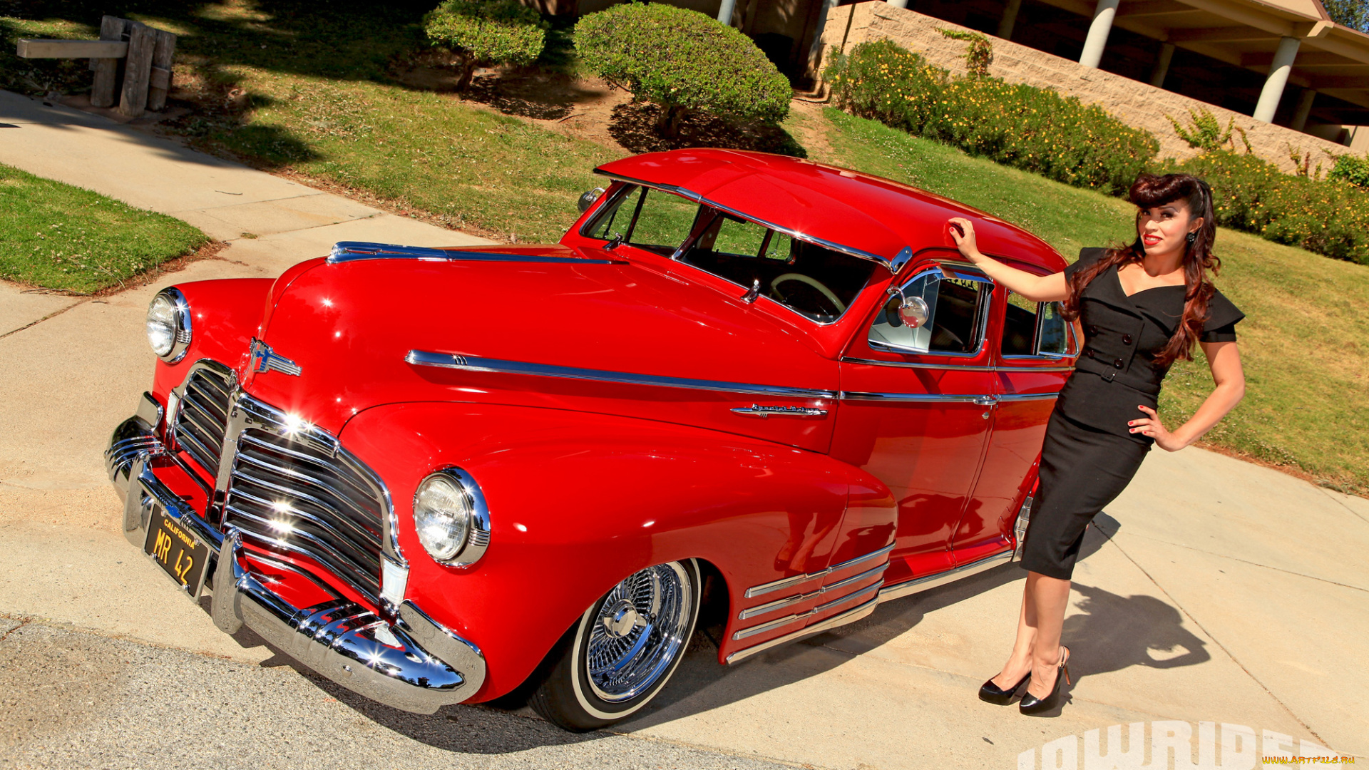 1942, chevrolet, fleetline, автомобили, авто, девушками