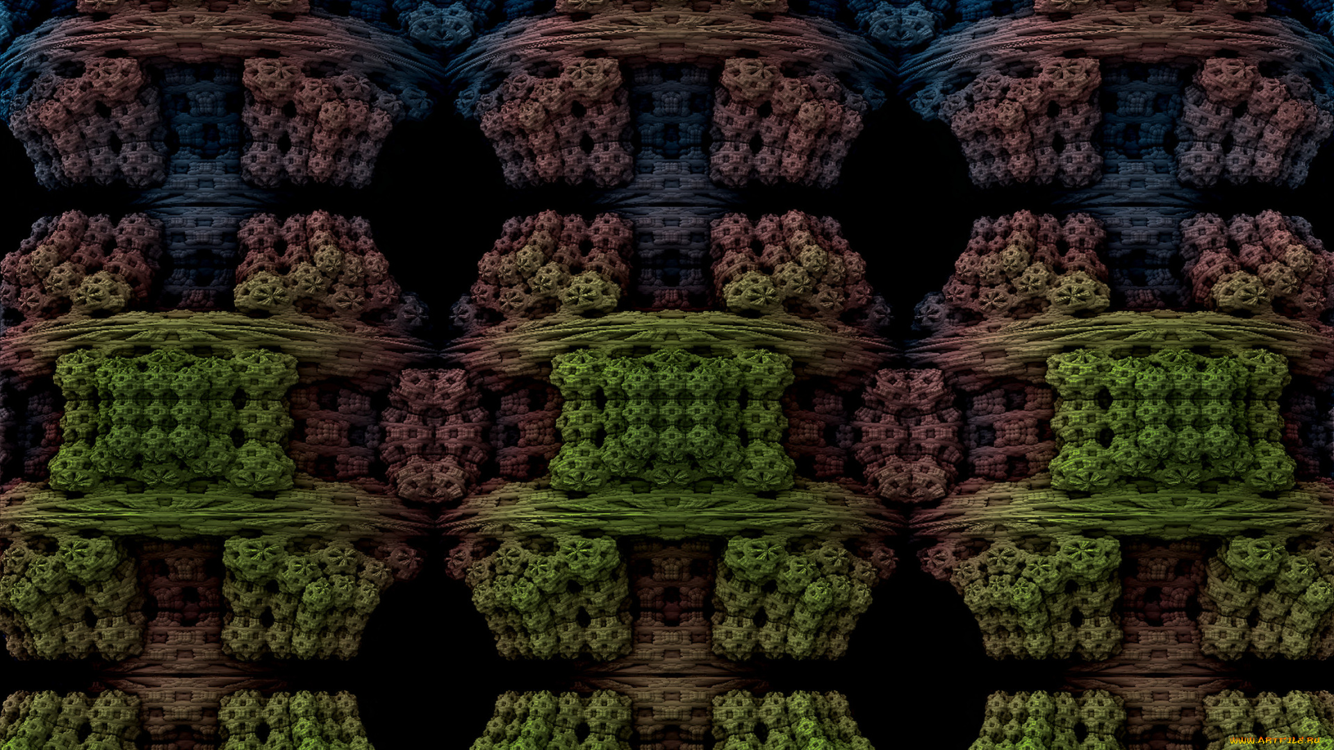 3д, графика, fractal, фракталы, абстракция