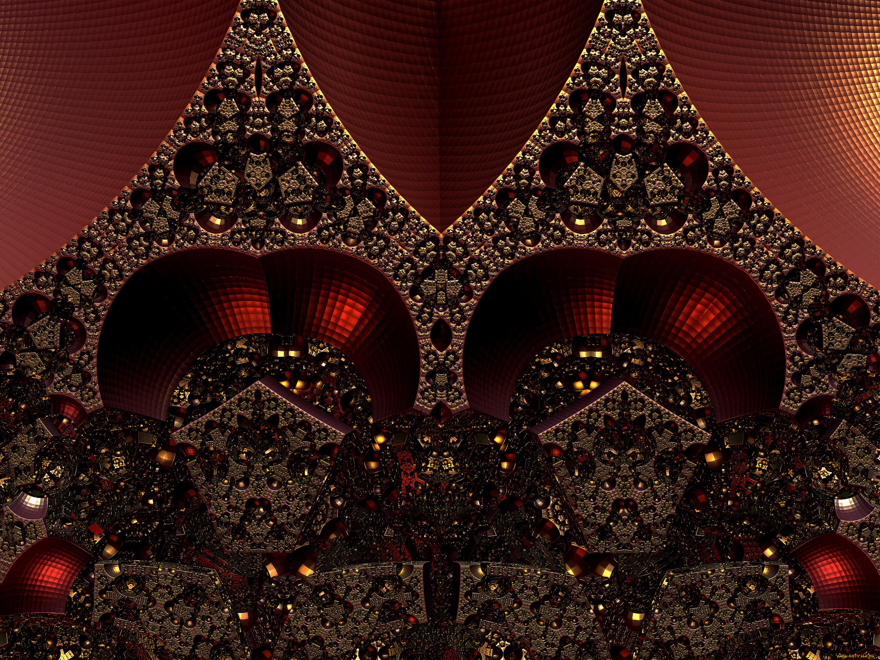 3д, графика, fractal, фракталы, абстракция