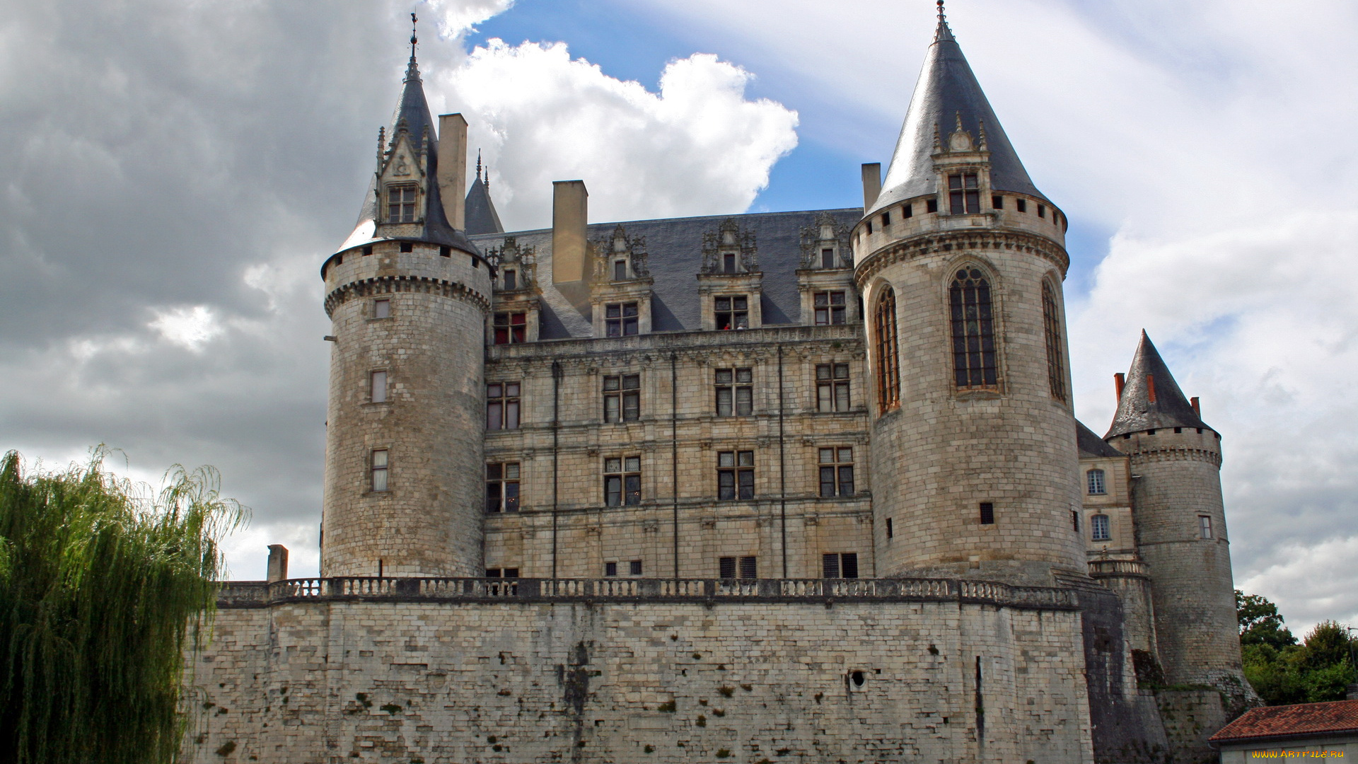 chаteau, de, la, rochefoucauld, франция, города, дворцы, замки, крепости