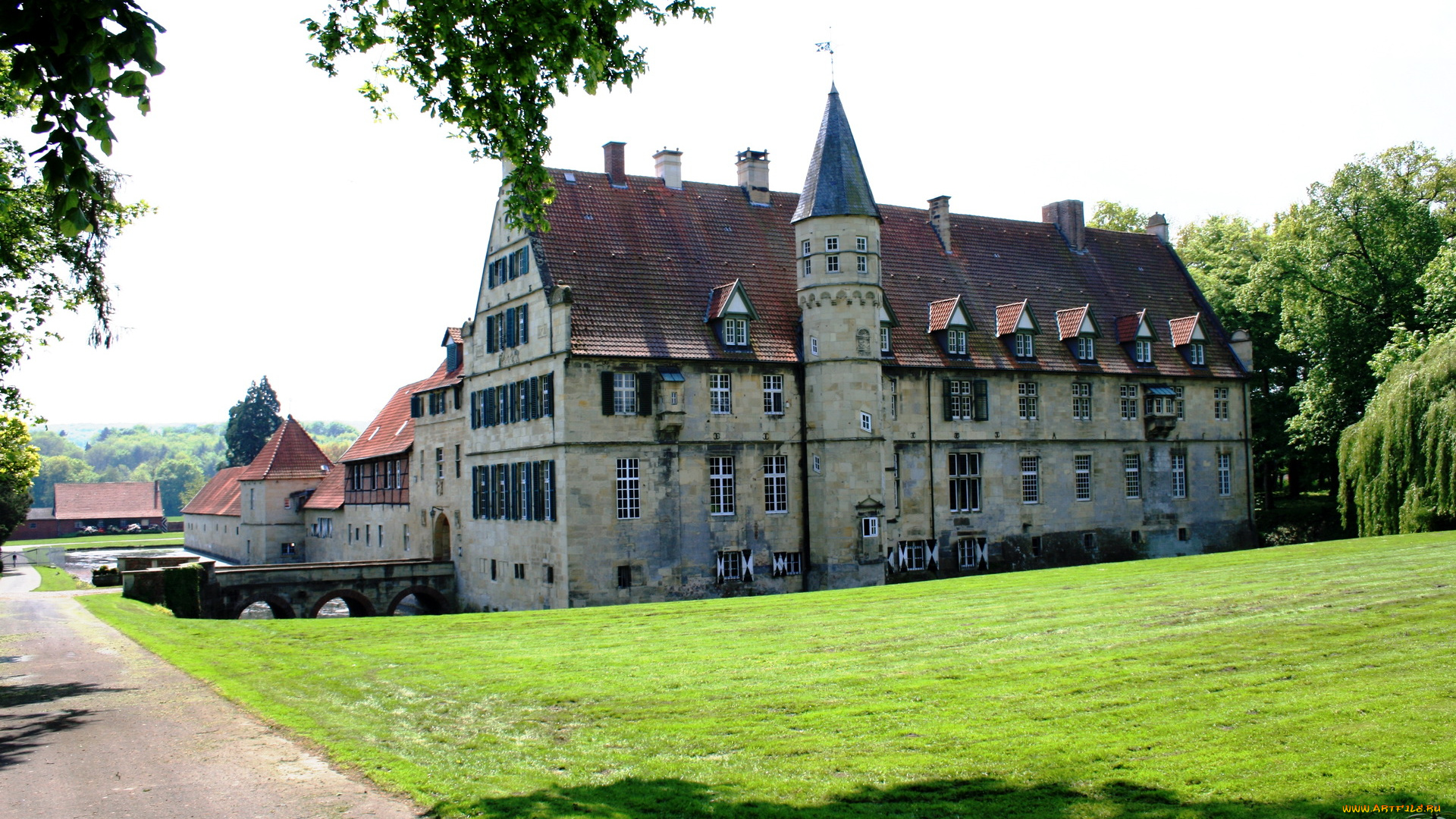 германия, замок, хафиксбек, города, дворцы, замки, крепости