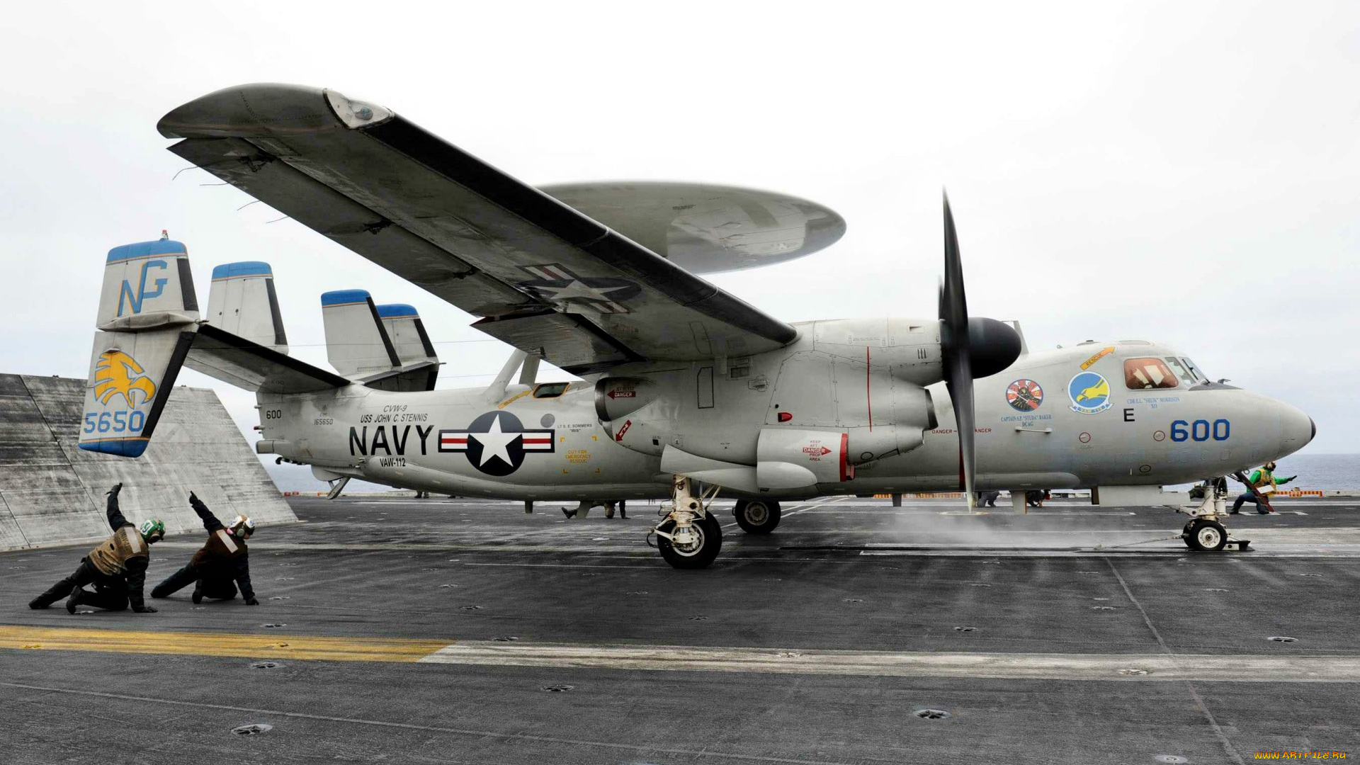 navy, 2c, hawkeye, авиация, военно, транспортные, самолёты, авианосец, палуба, самолет, взлет