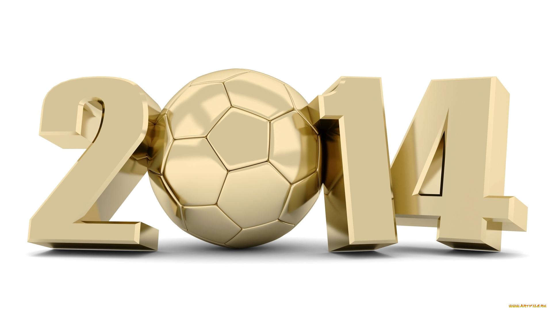 праздничные, 3д, графика, новый, год, 2014, мяч