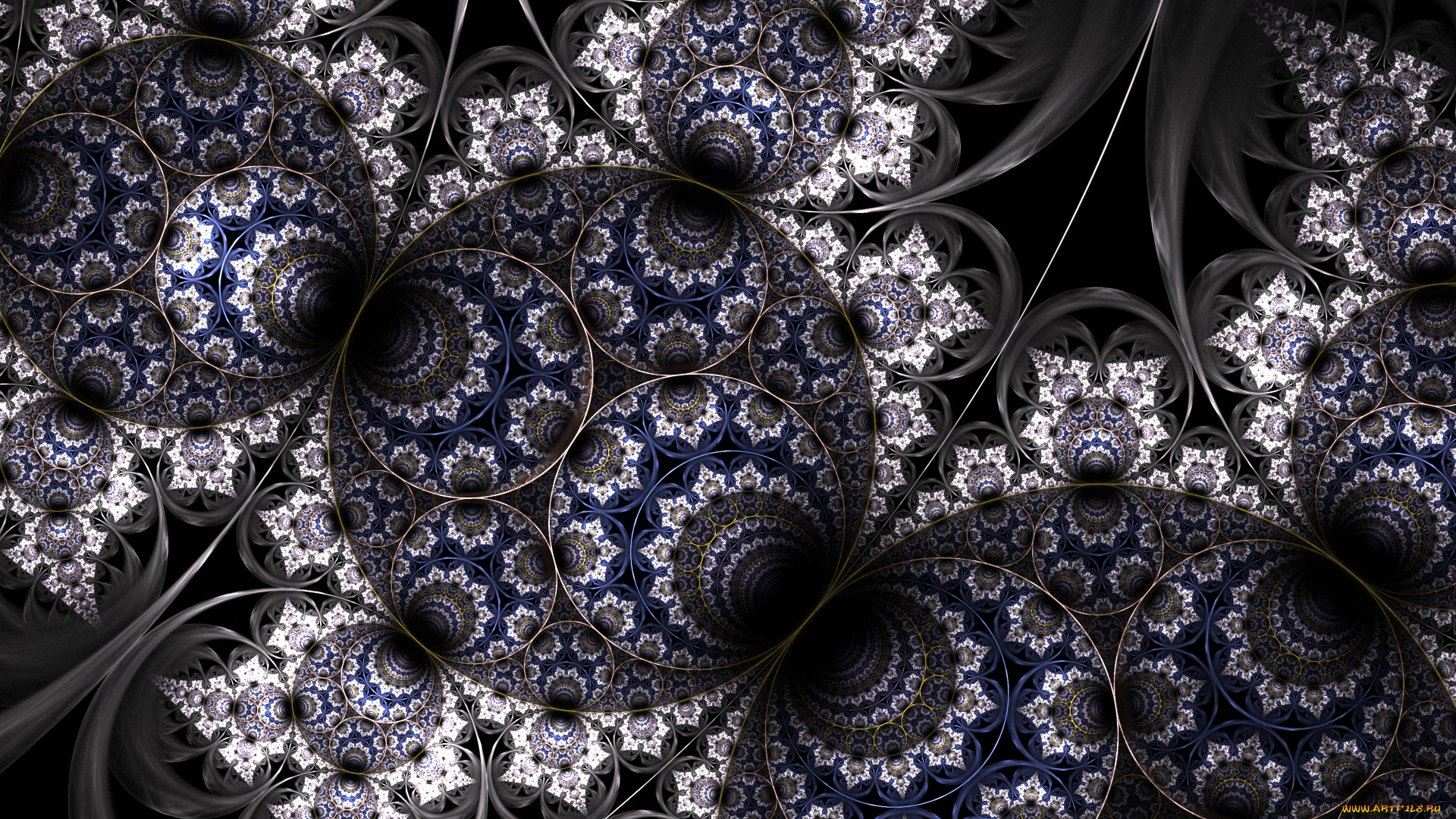 3д, графика, фракталы, , fractal, узор, фон, цвета