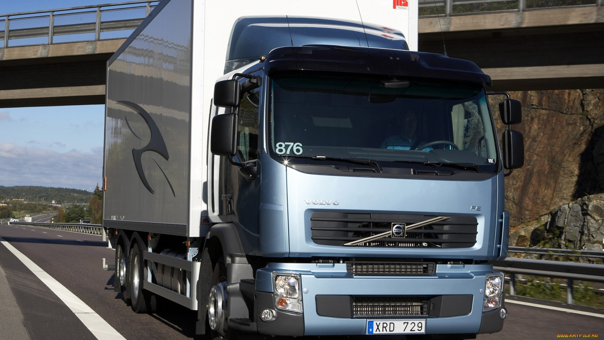 автомобили, volvo, trucks, volvo, fe, 6х2, '2006г