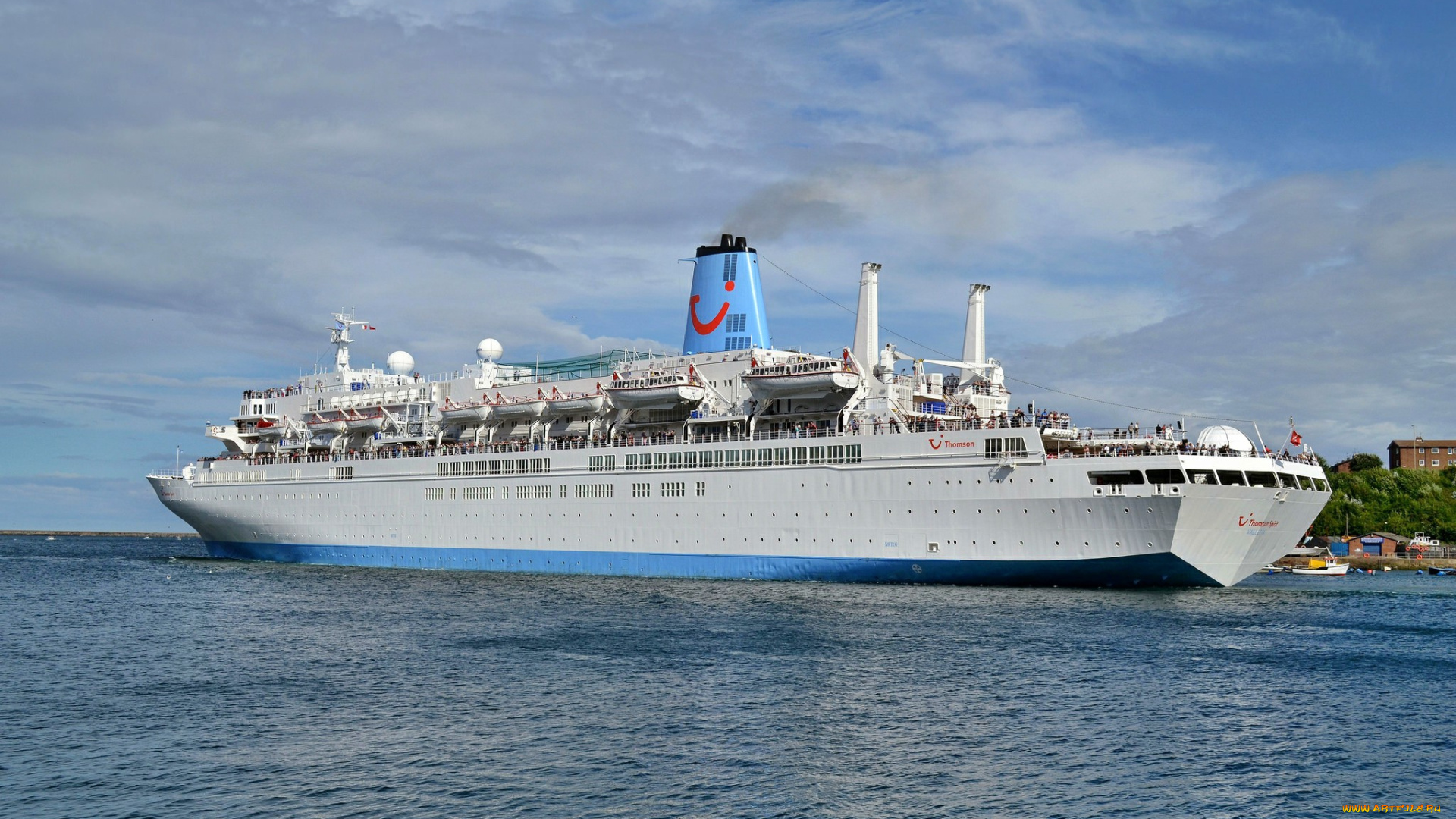 thomson, spirit, корабли, лайнеры, круиз, лайнер, гавань