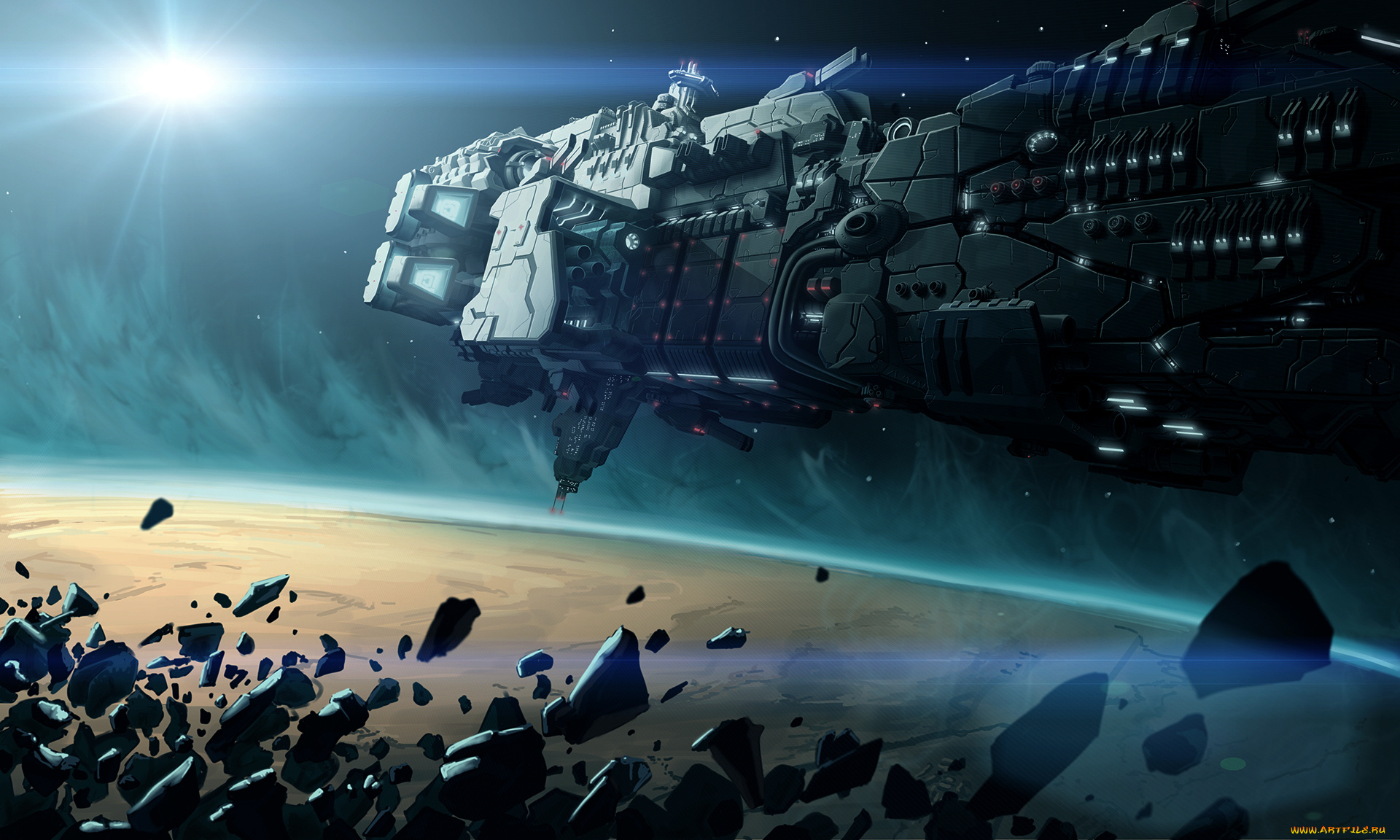 фэнтези, космические, корабли, , звездолеты, , станции, космос, астероиды, корабль, космический