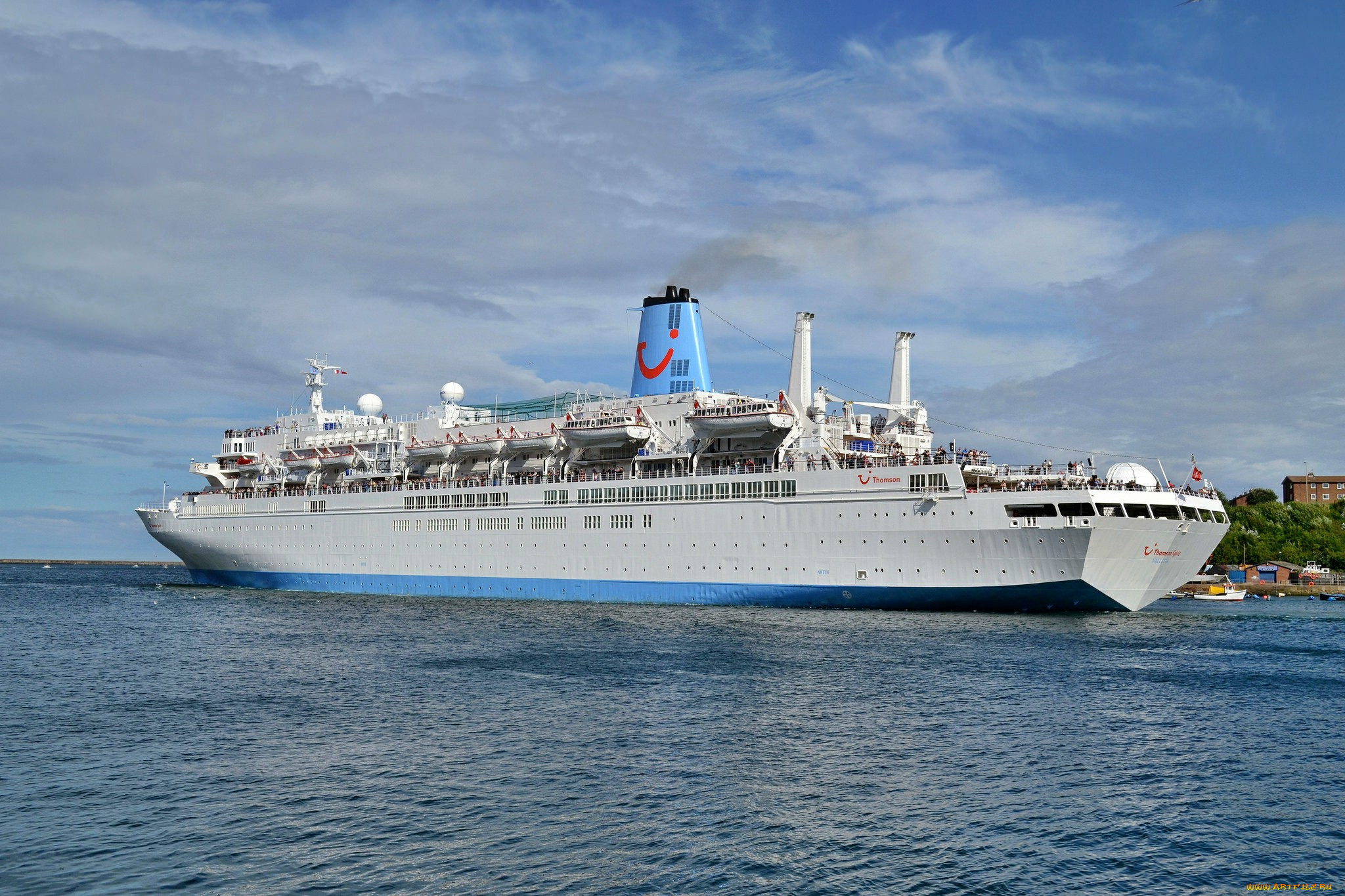 thomson, spirit, корабли, лайнеры, круиз, лайнер, гавань