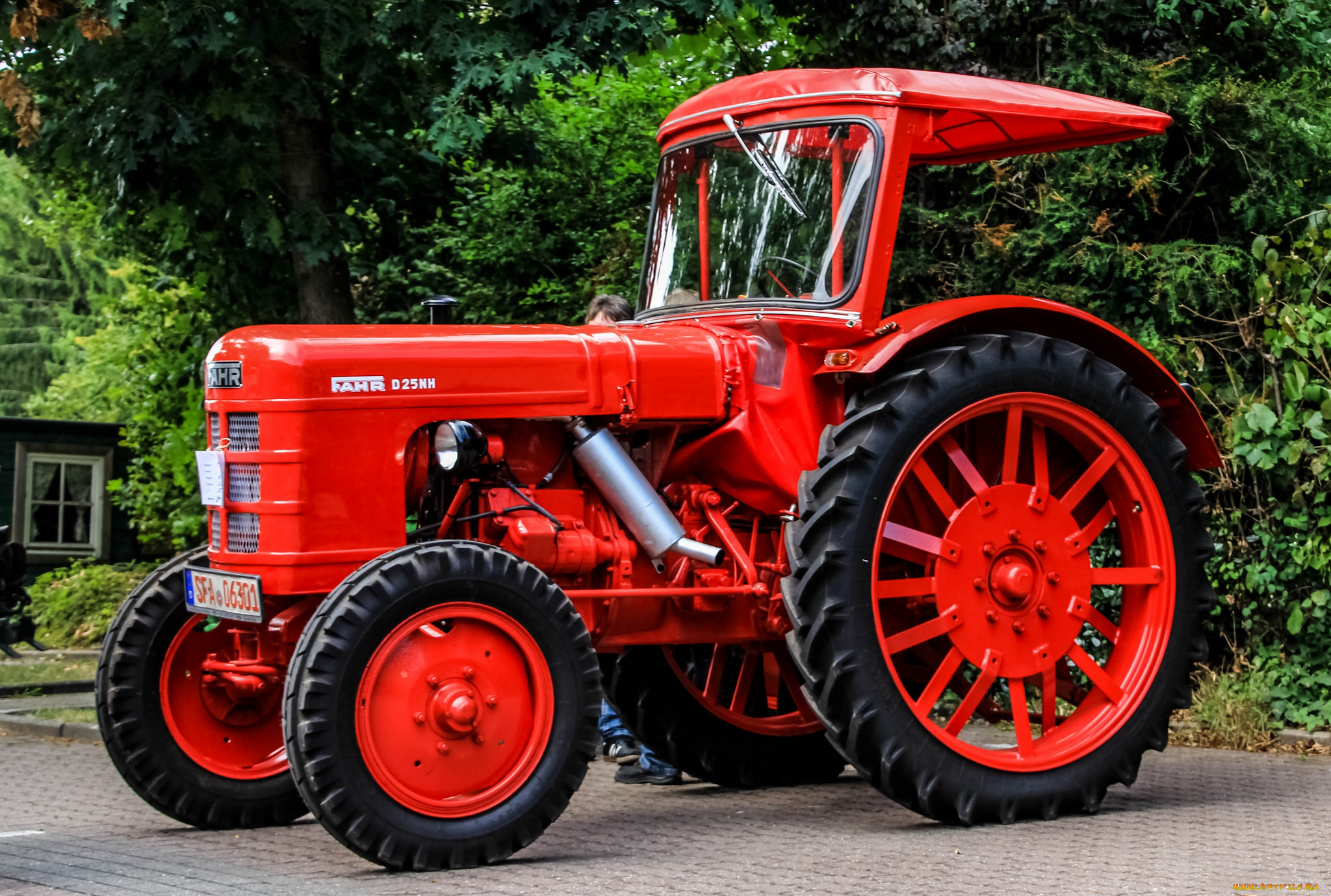 fahr, d25, nh, техника, тракторы, трактор, колесный