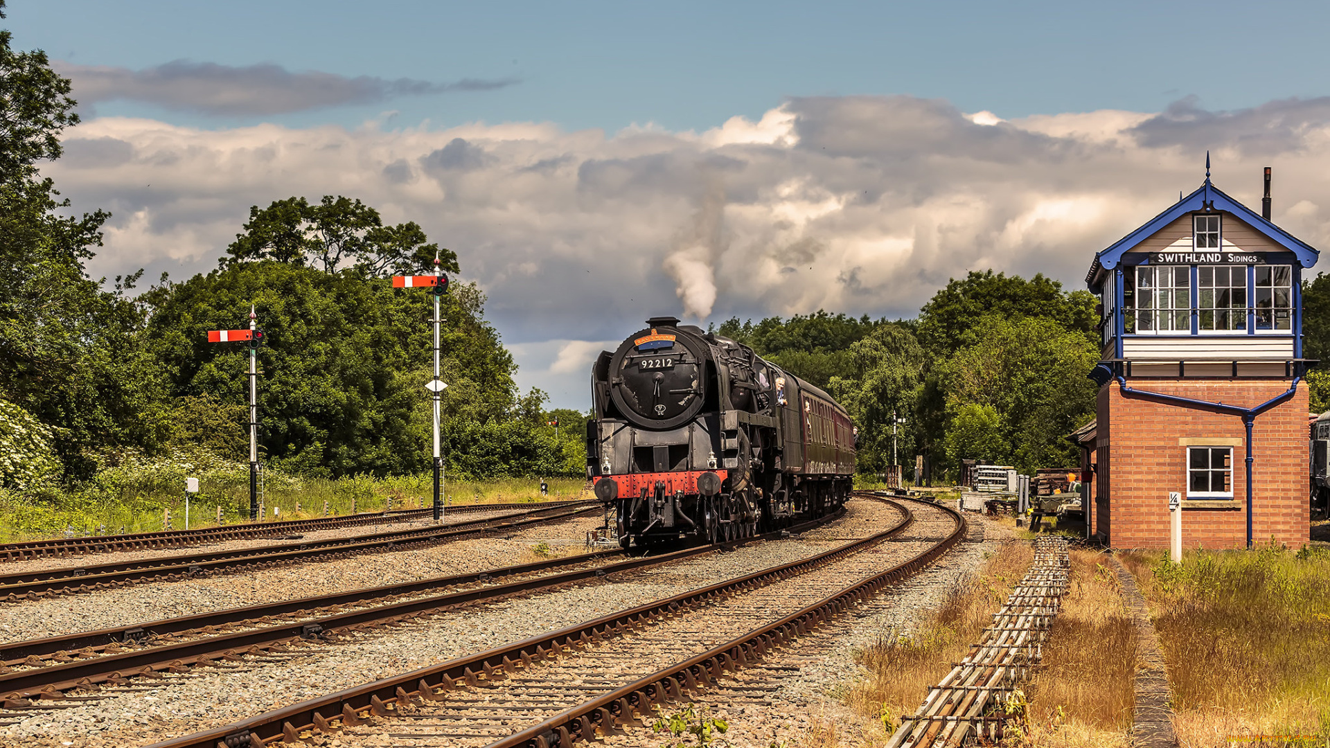 техника, паровозы, паровоз, рельсы, дорога, железная