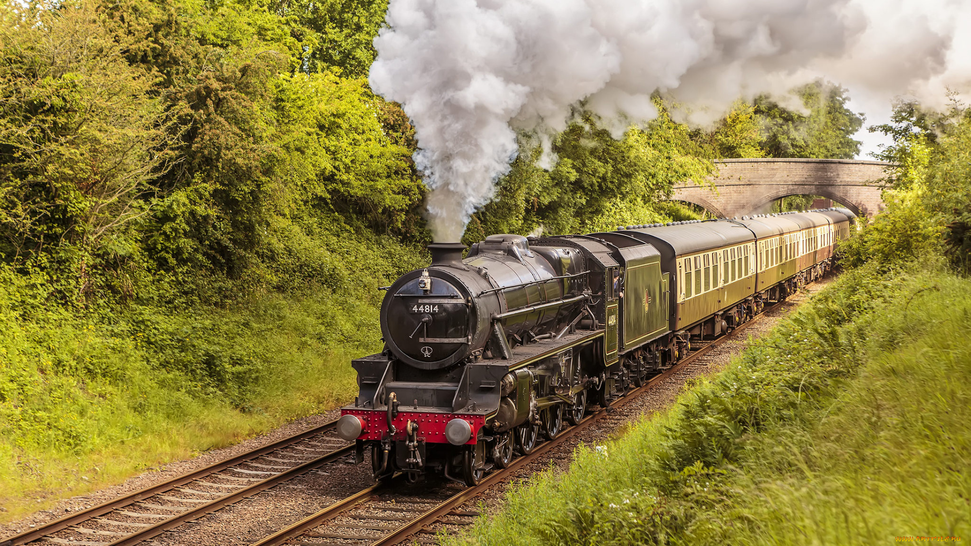 техника, паровозы, паровоз, рельсы, дорога, железная