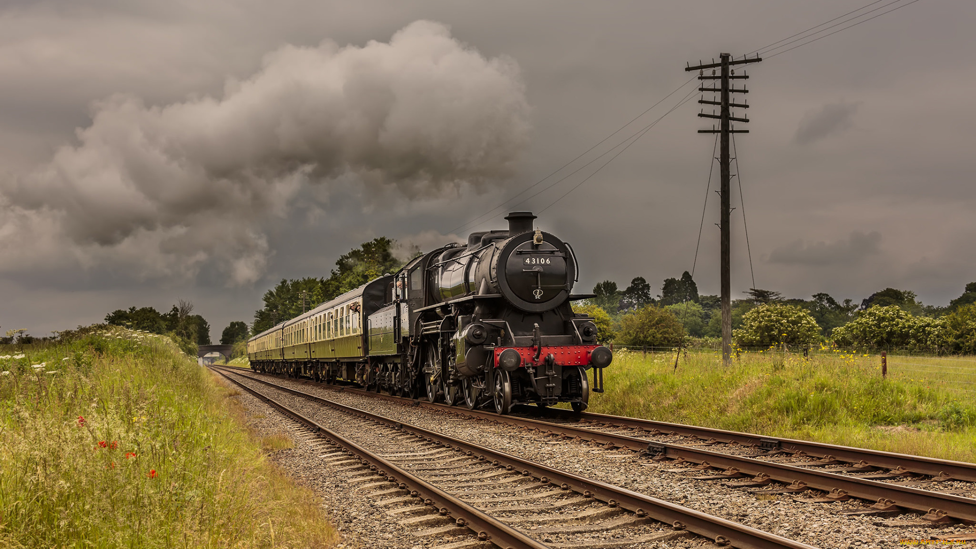 техника, паровозы, паровоз, рельсы, дорога, железная