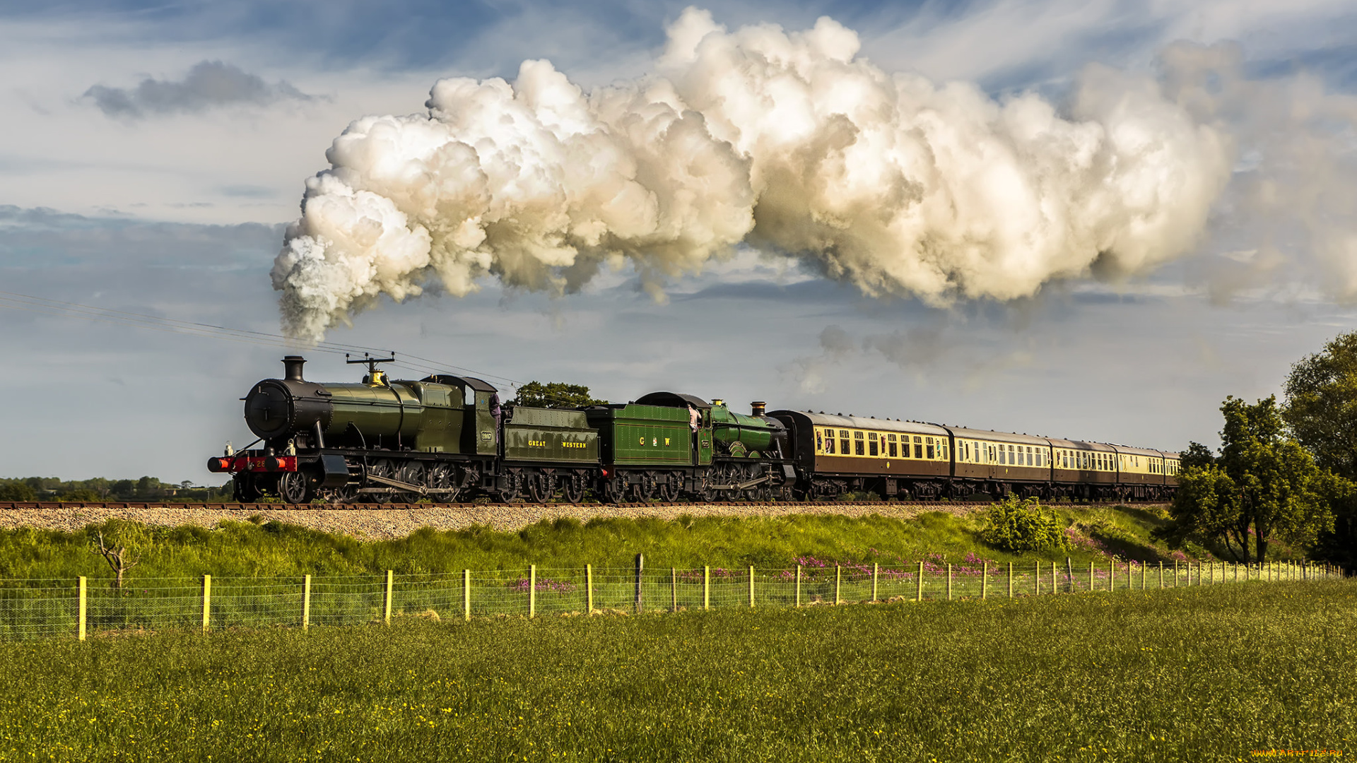 техника, паровозы, паровоз, рельсы, дорога, железная